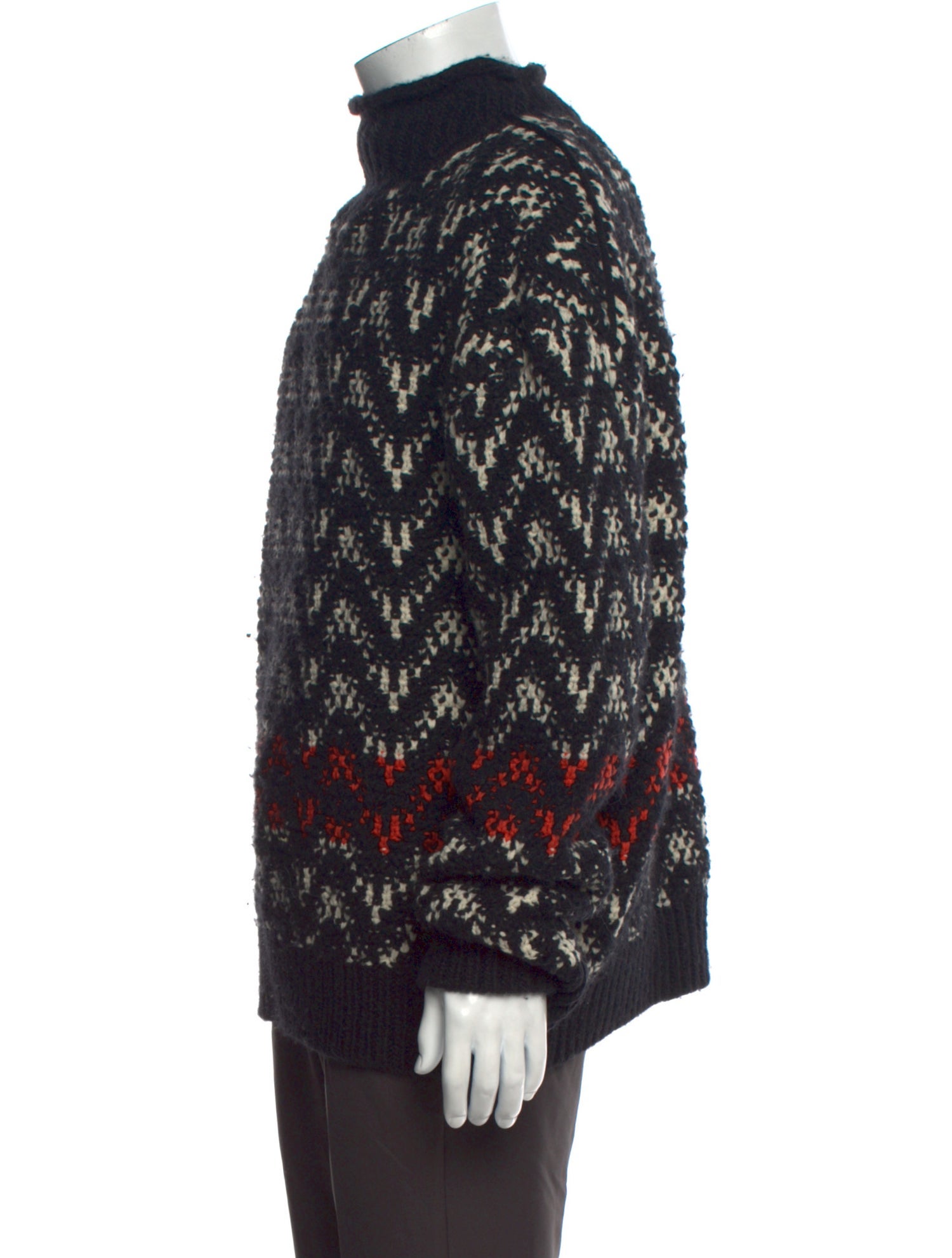 3.1 Phillip Lim Printed Turtleneck Pullover