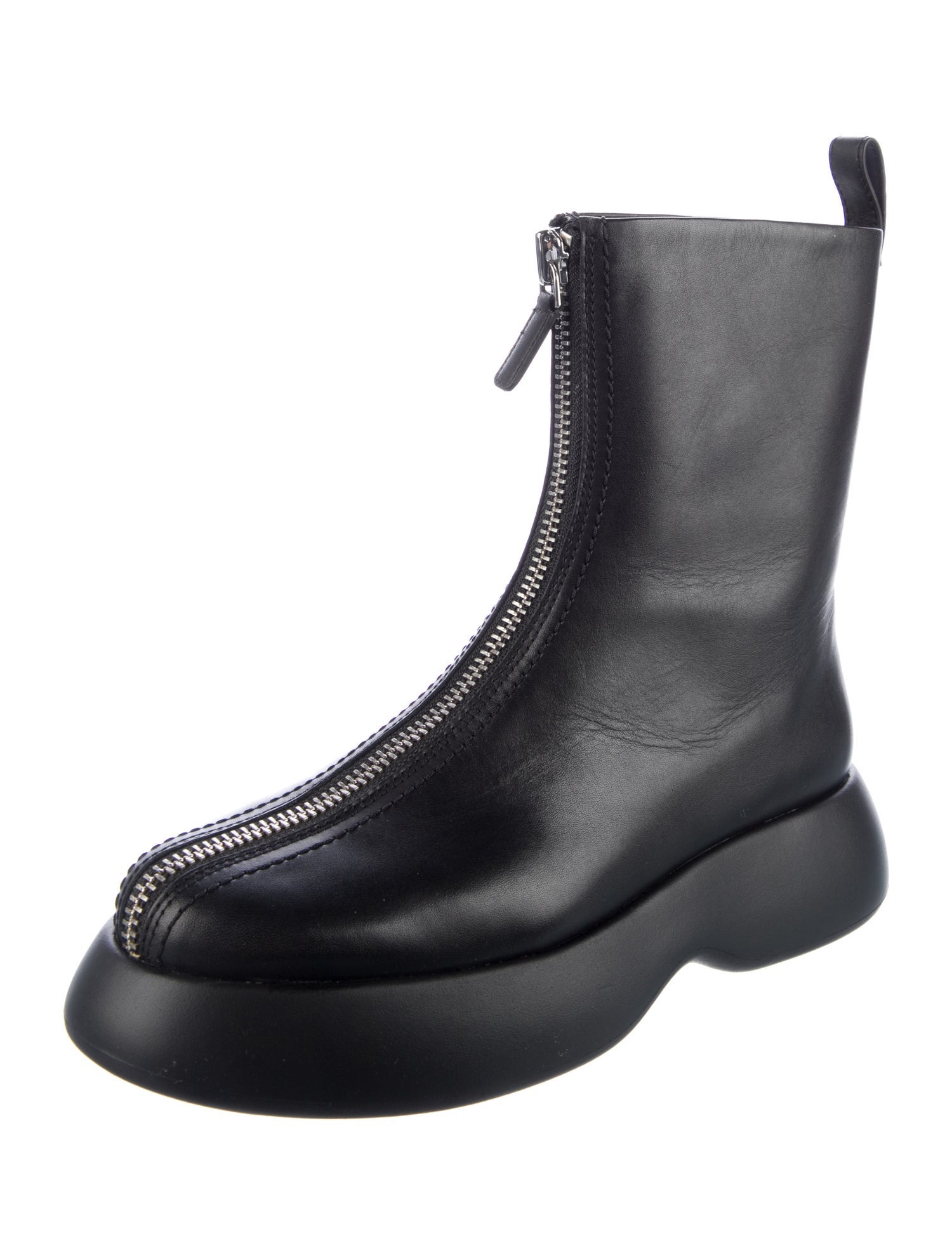 3.1 Phillip Lim Leather Lace-Up Boots