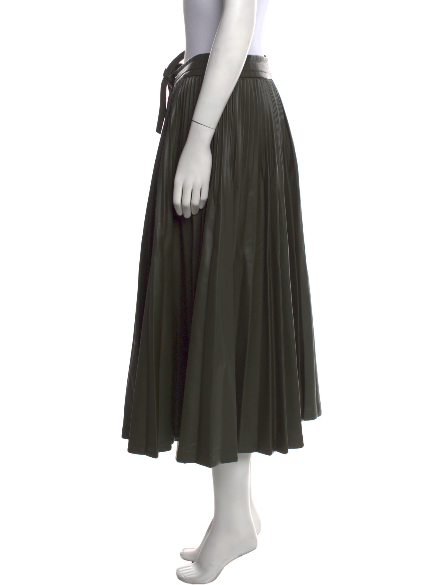 3.1 Phillip Lim Pleated Accents Midi Length Skirt