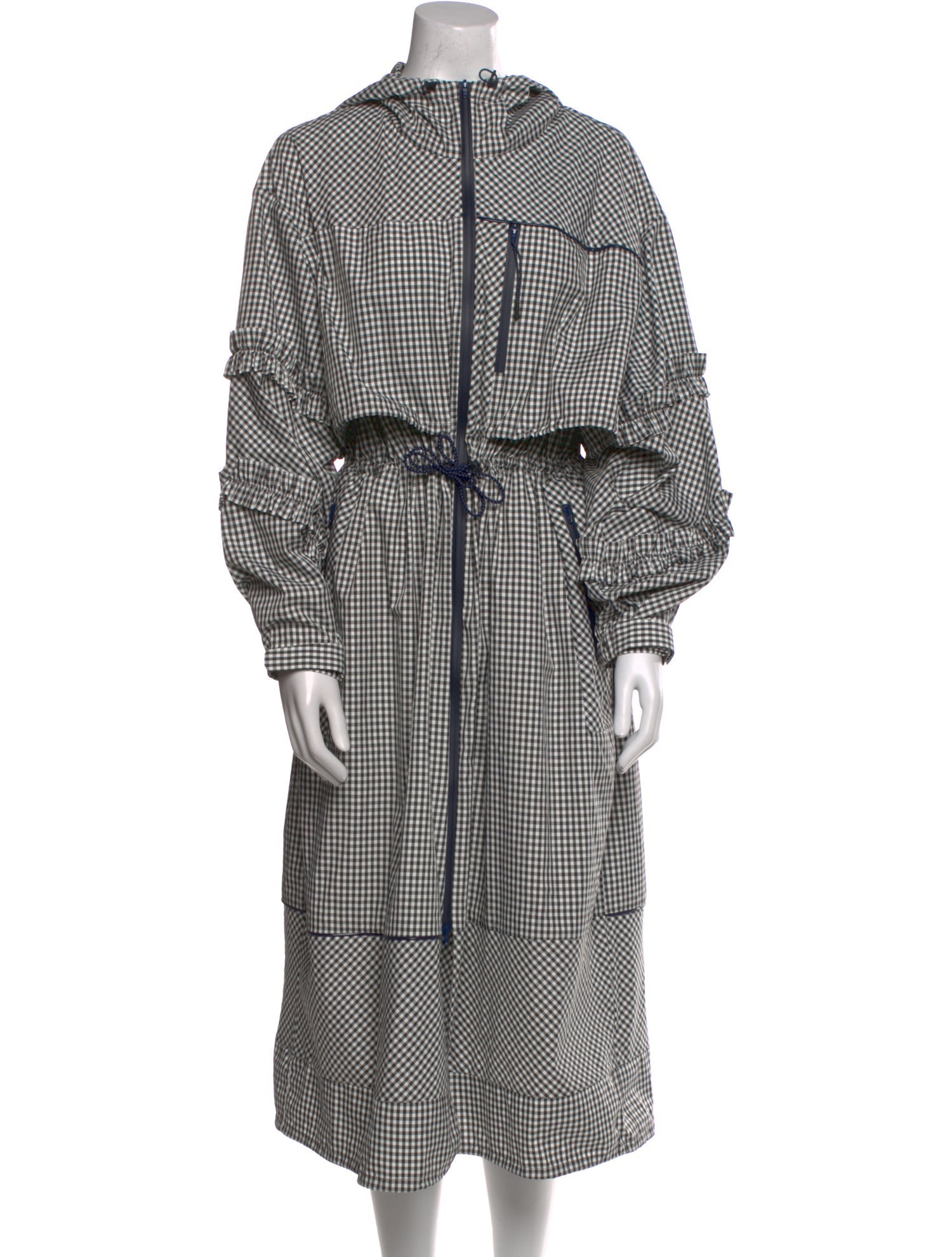 3.1 Phillip Lim Plaid Print Midi Length Dress