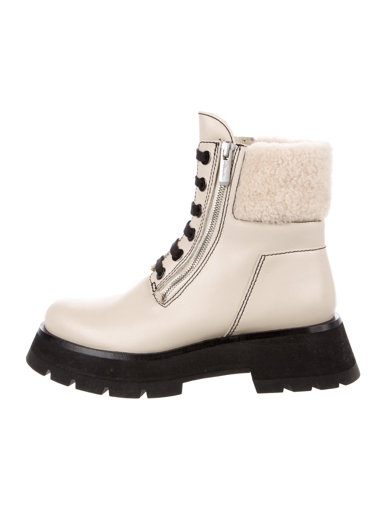 3.1 Phillip Lim Leather Combat Boots