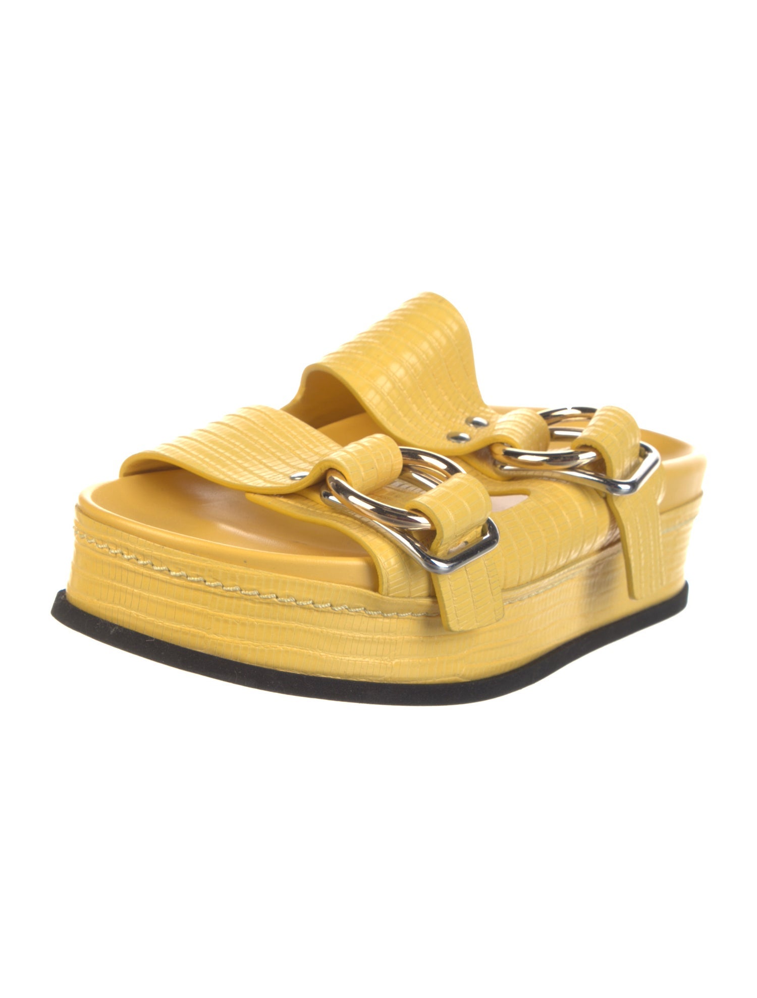 3.1 Phillip Lim Embossed Leather Sandals