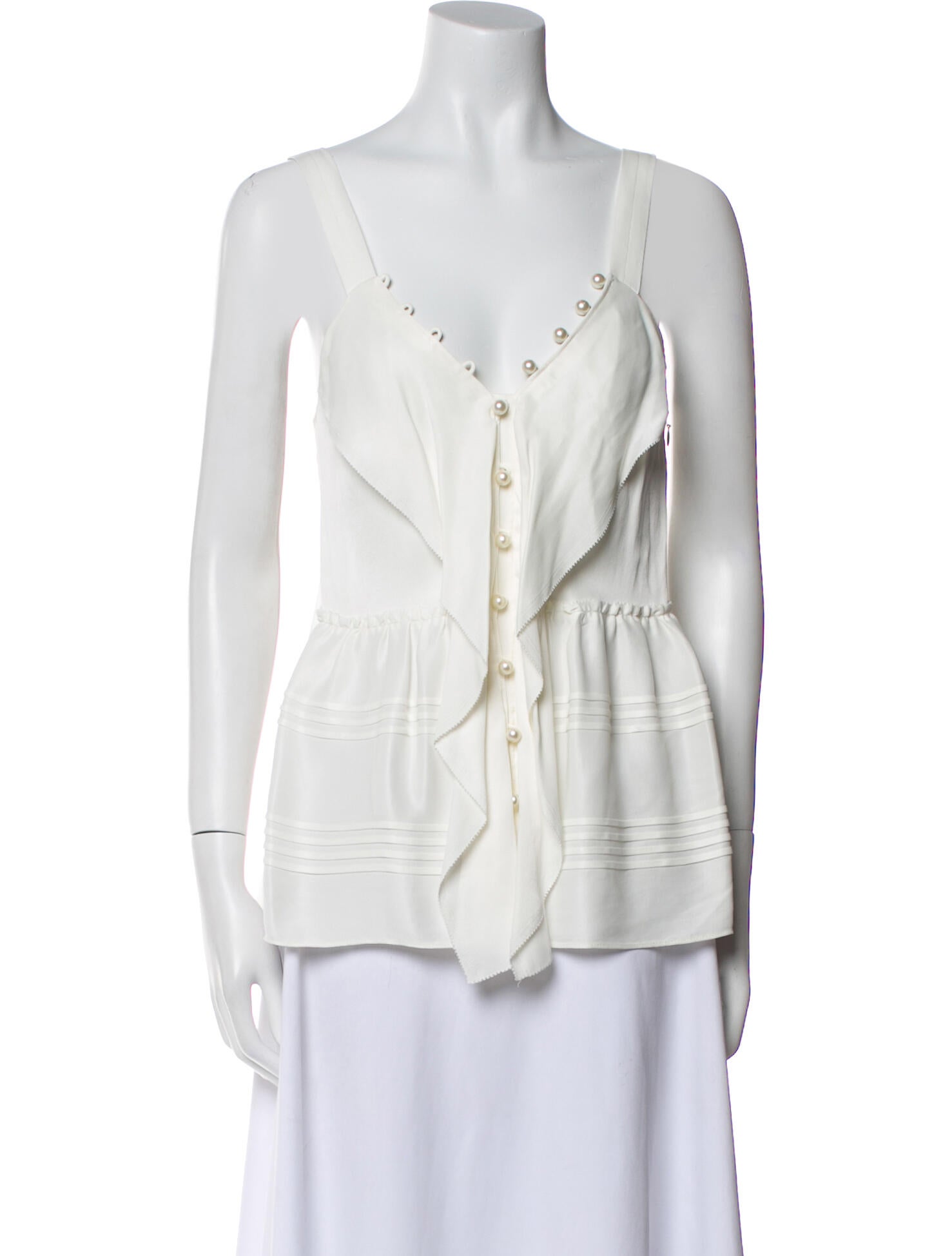 3.1 Phillip Lim V-Neck Sleeveless Top