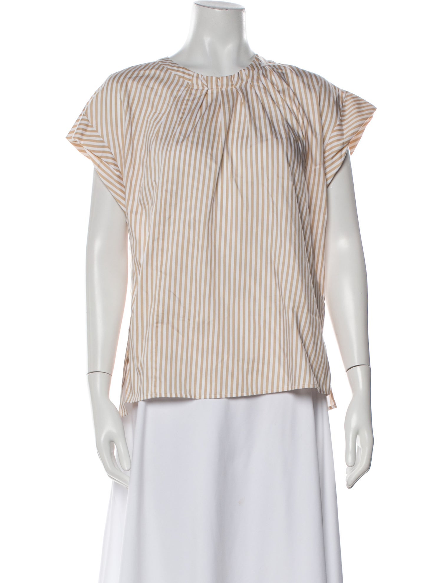 3.1 Phillip Lim Striped Bateau Neckline Blouse