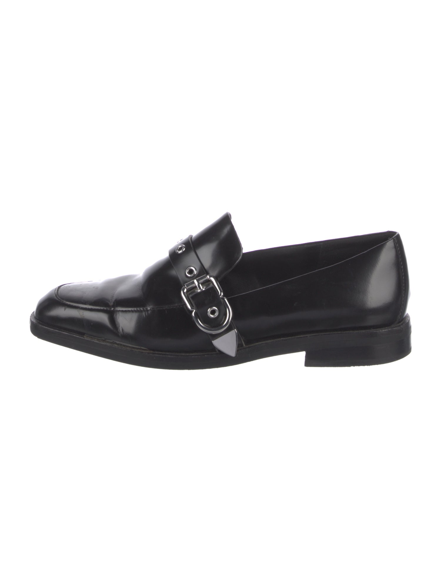 3.1 Phillip Lim Leather Studded Accents Loafers