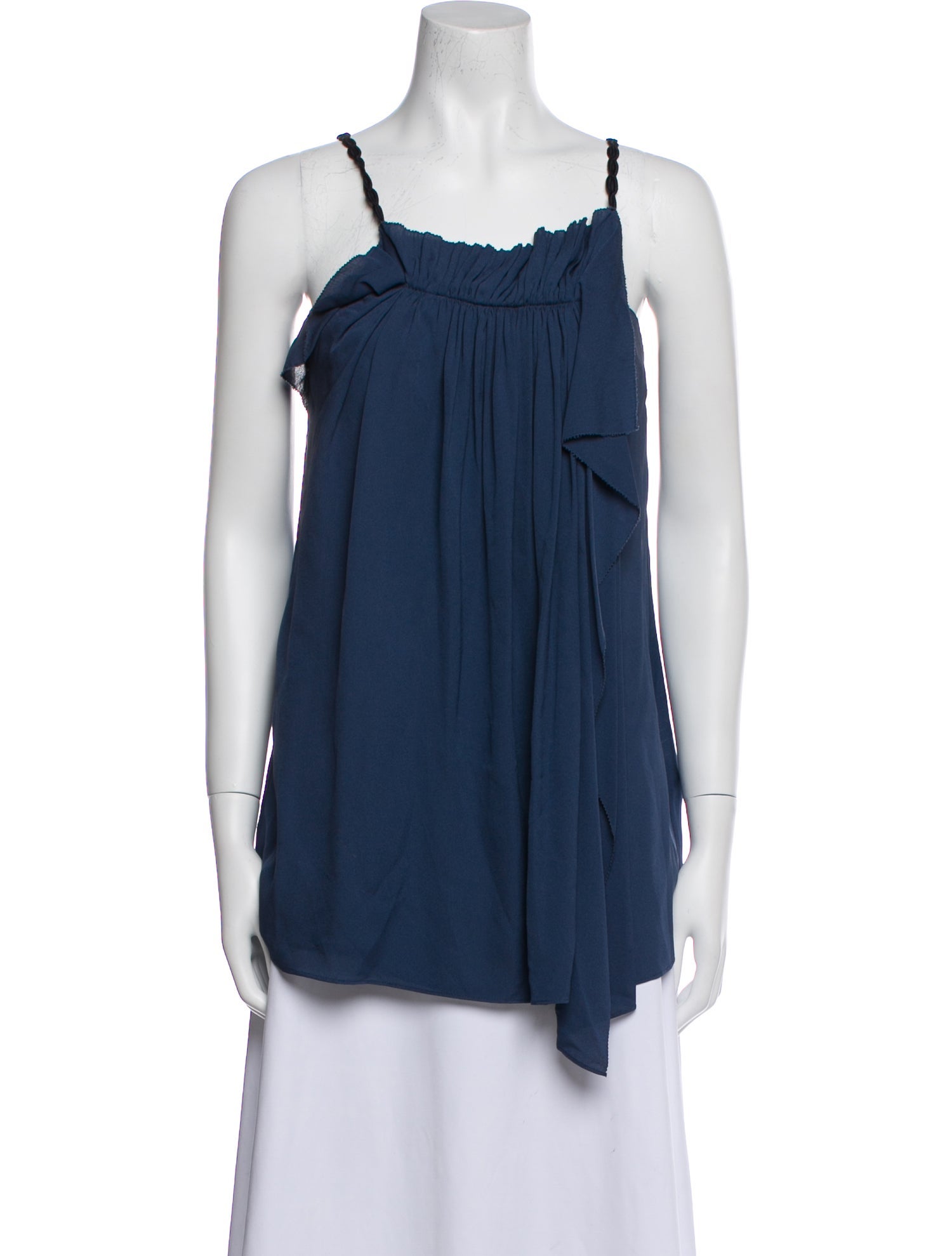 3.1 Phillip Lim Silk Square Neckline Tunic