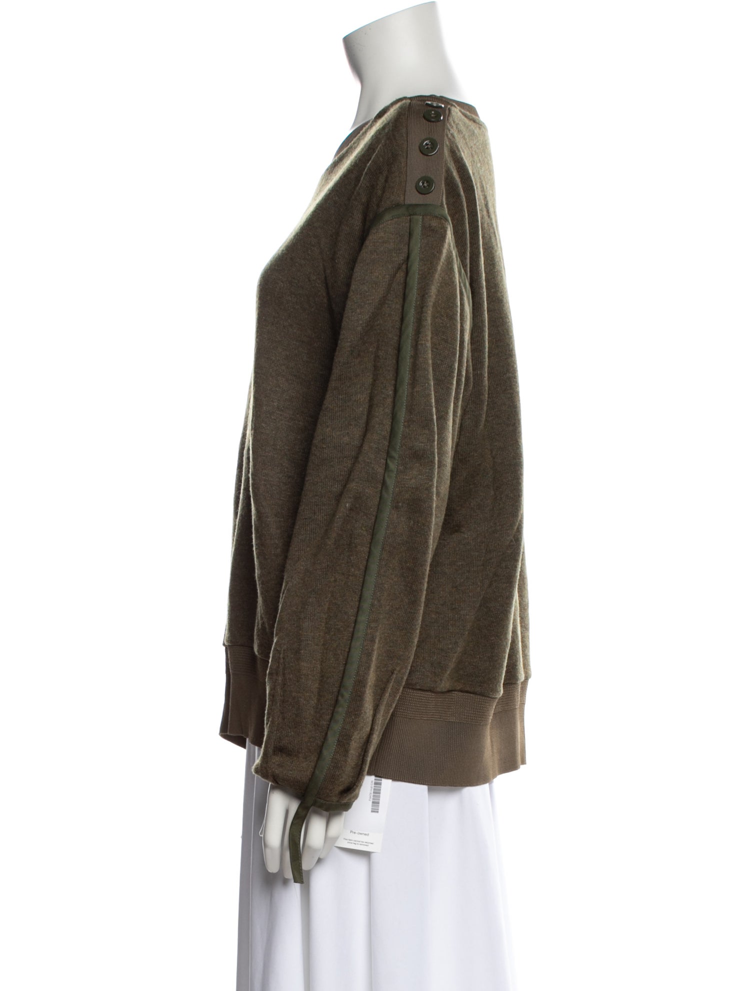 3.1 Phillip Lim Wool Scoop Neck Sweater