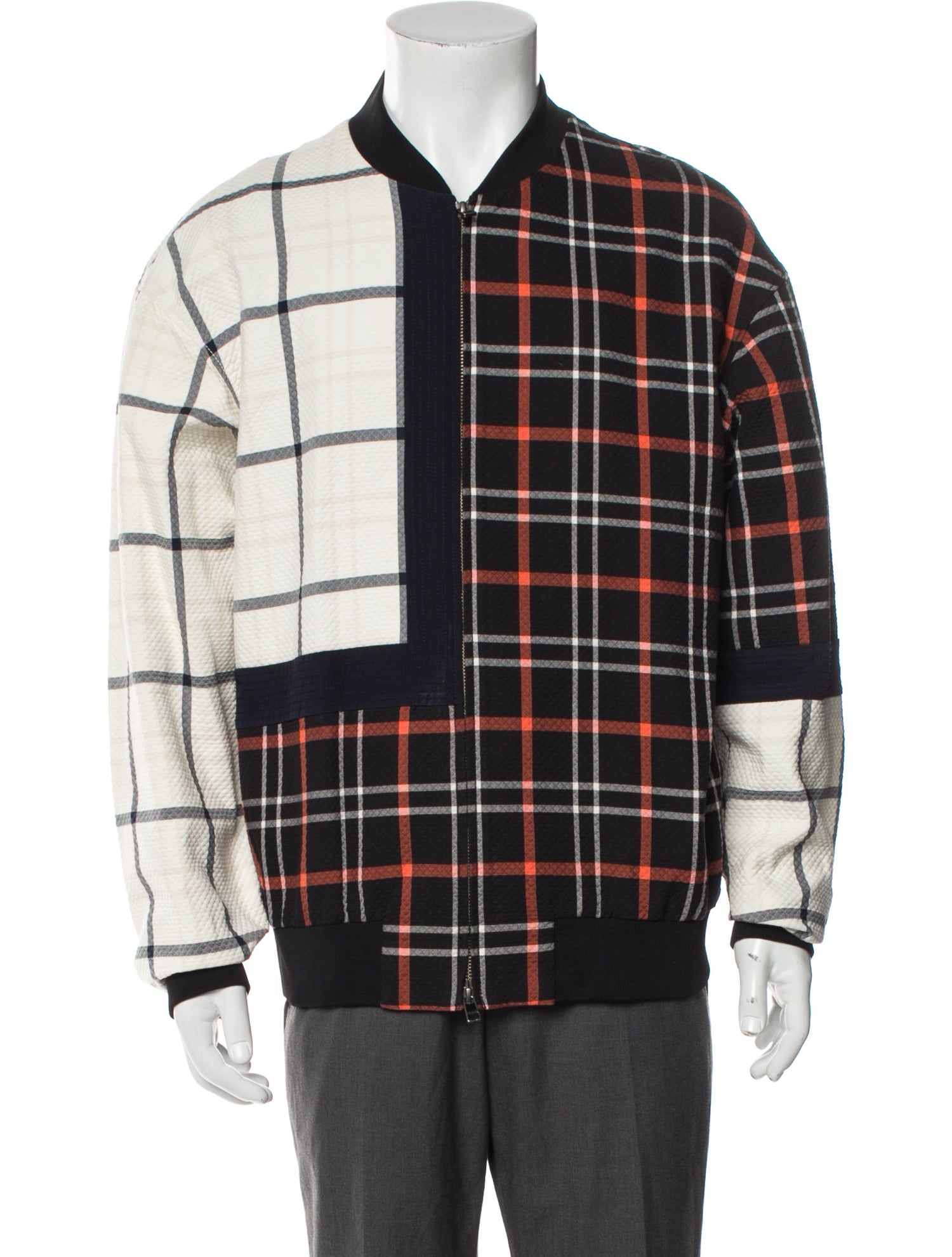 3.1 Phillip Lim Plaid Print Trucker Jacket