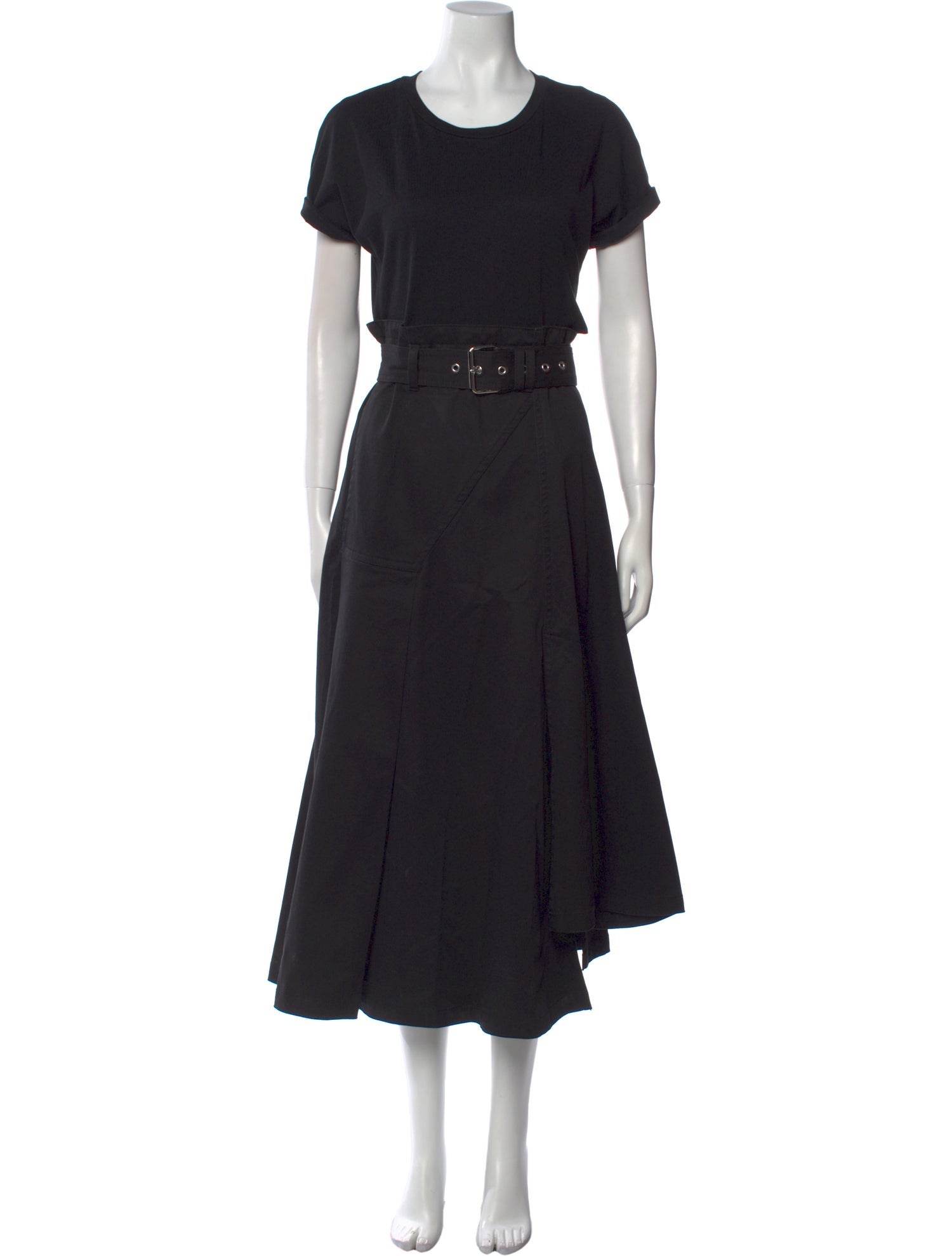 3.1 Phillip Lim Crew Neck Long Dress