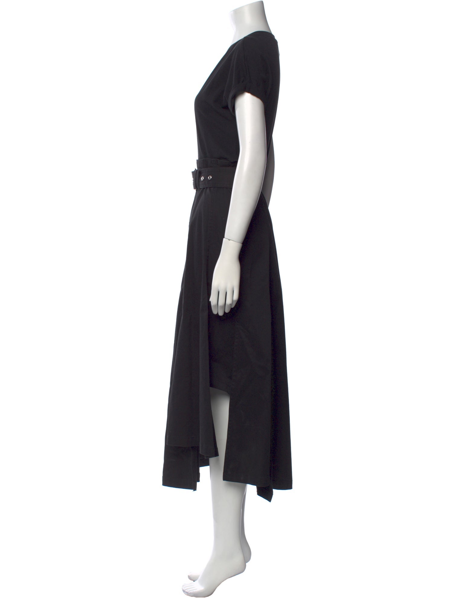 3.1 Phillip Lim Crew Neck Long Dress