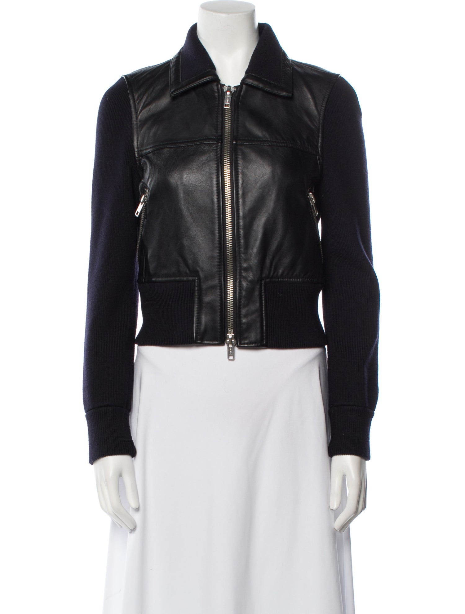 3.1 Phillip Lim Lamb Leather Biker Jacket