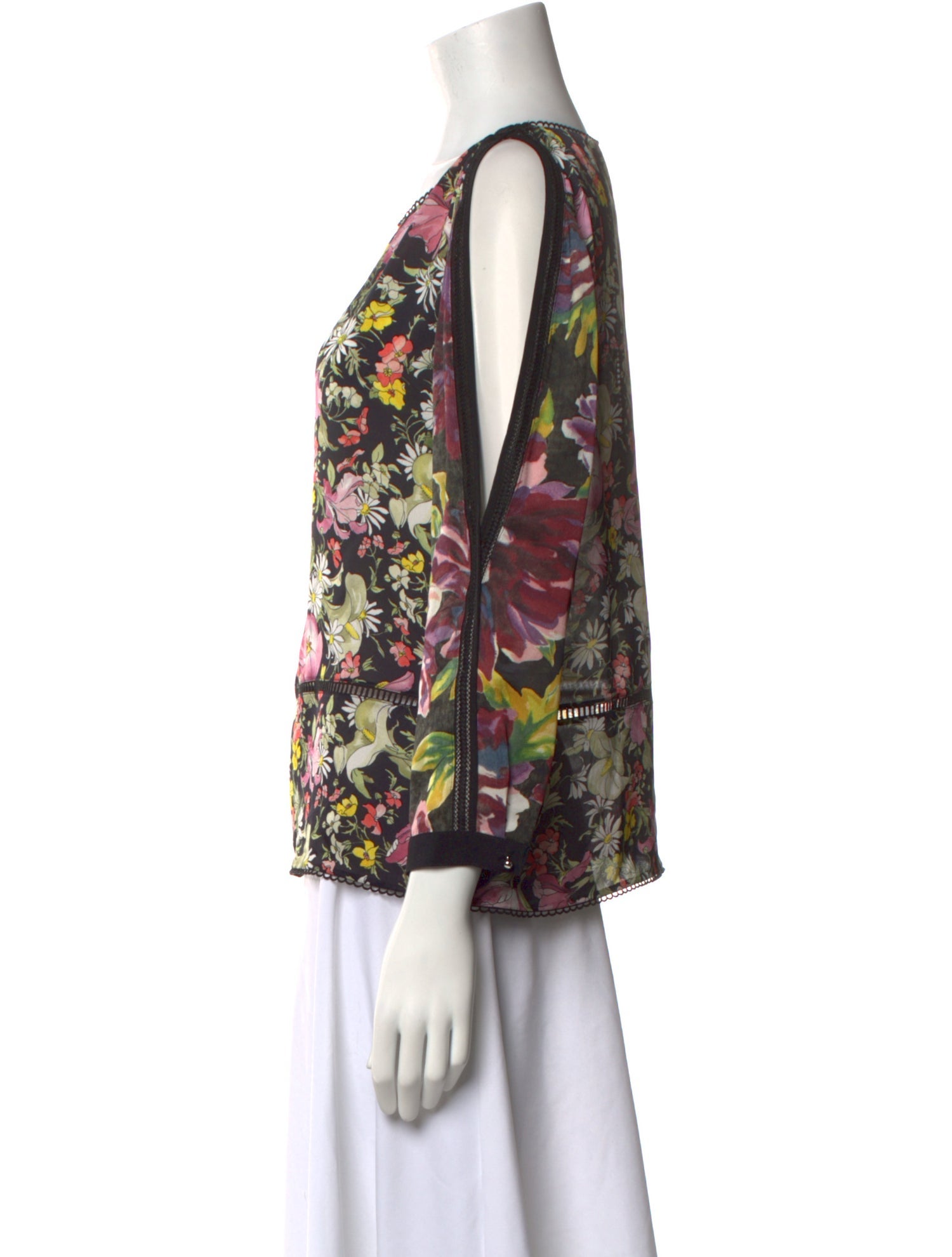 3.1 Phillip Lim Silk Floral Print Blouse