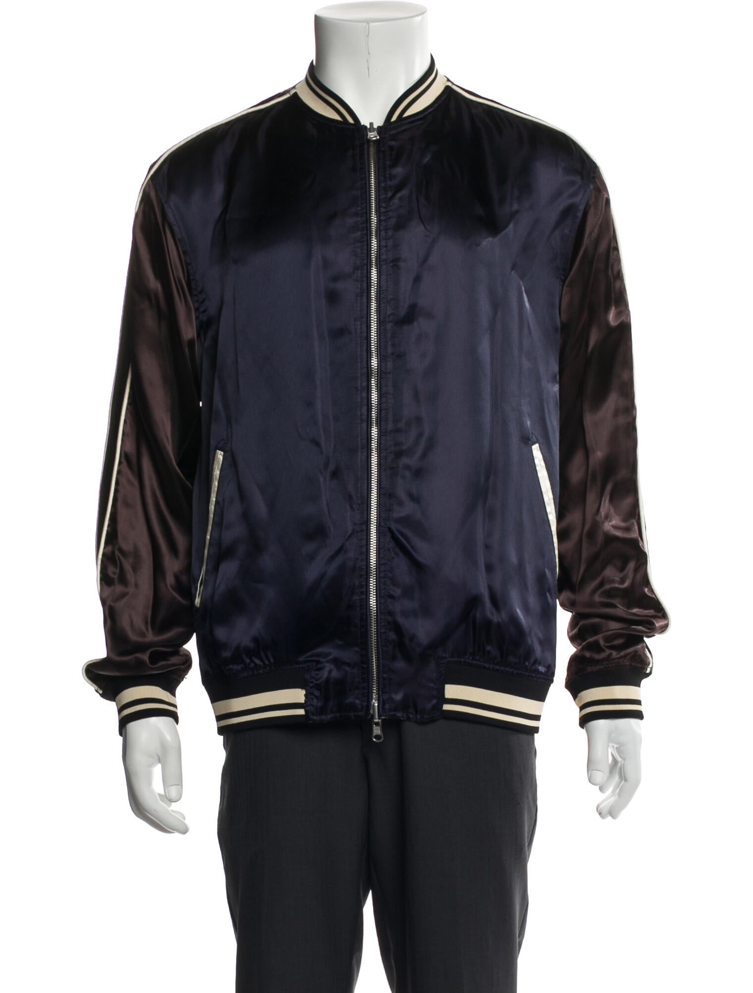 3.1 Phillip Lim Colorblock Pattern Bomber Jacket w/ Tags