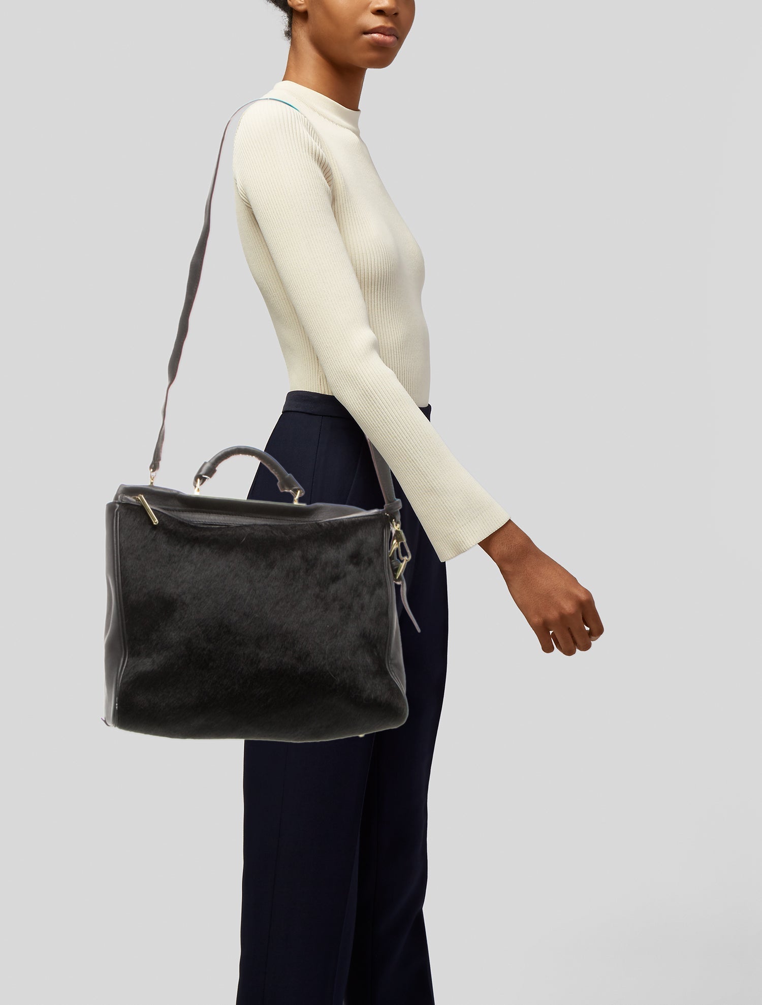 3.1 Phillip Lim Ponyhair Top Handle Bag