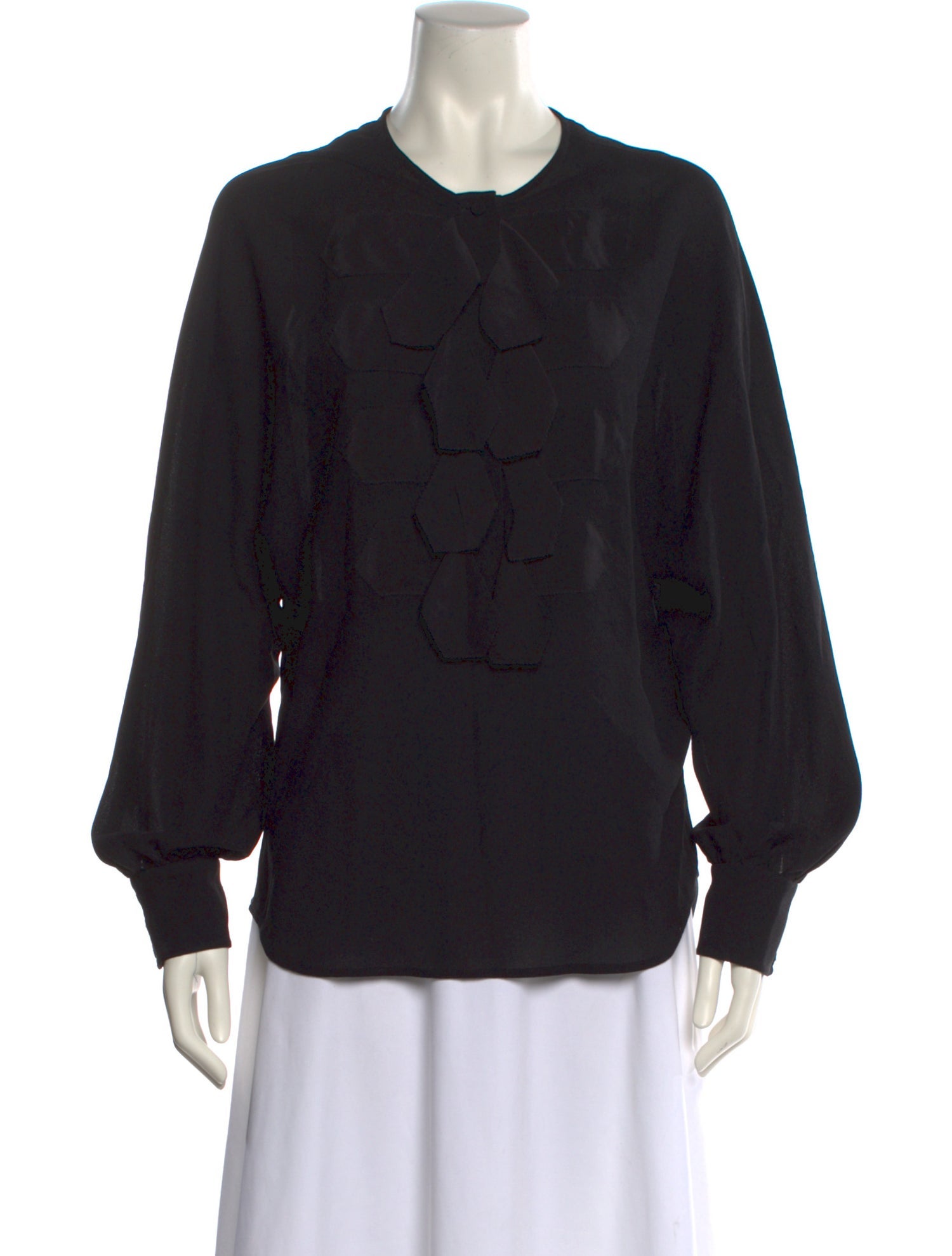 3.1 Phillip Lim Silk Crew Neck Blouse