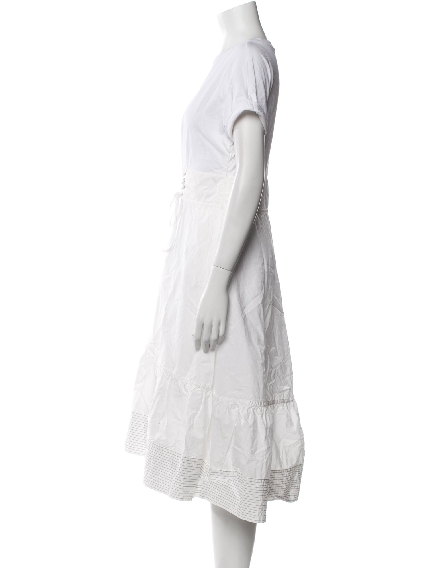 3.1 Phillip Lim Crew Neck Midi Length Dress