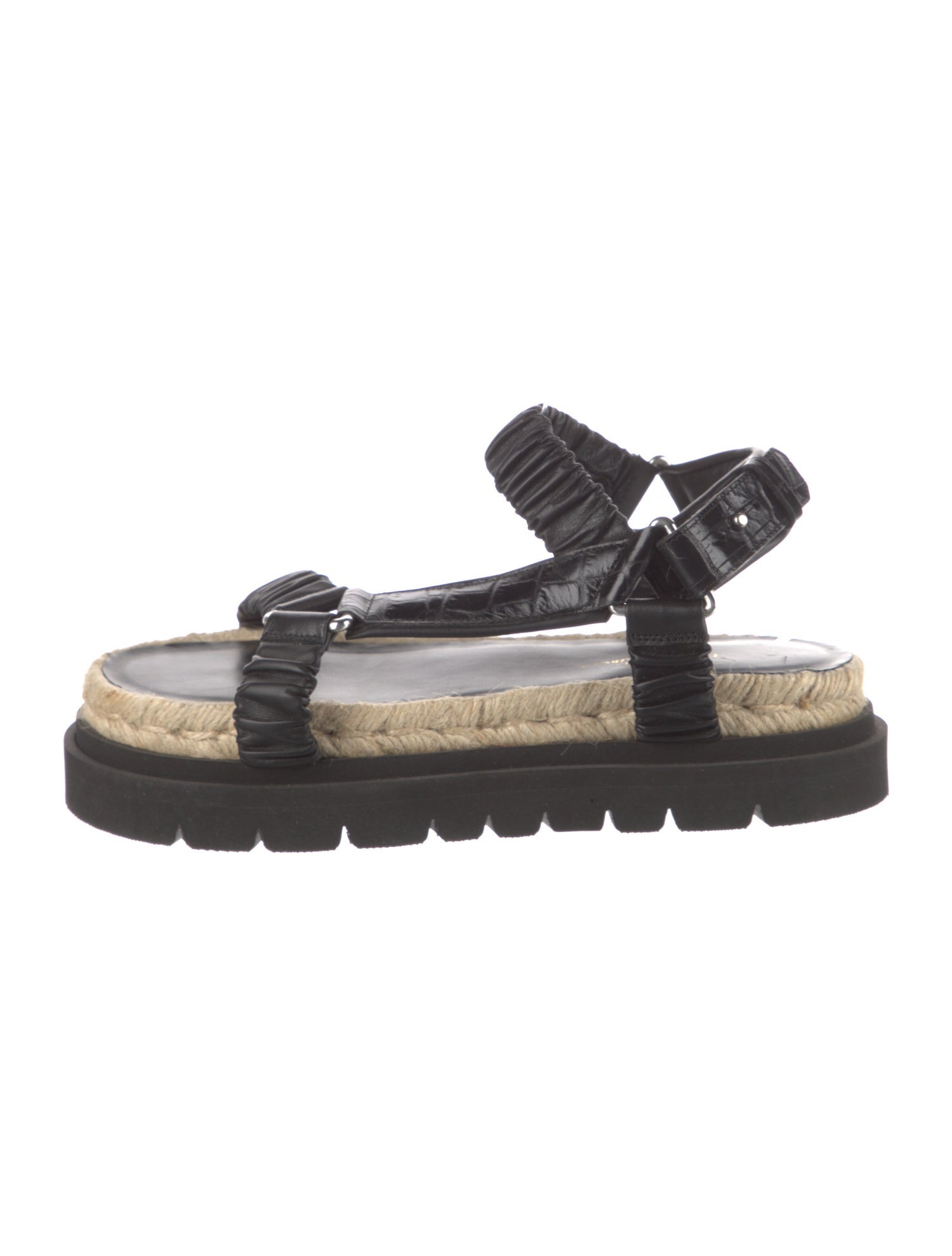 3.1 Phillip Lim Leather Colorblock Pattern Espadrilles