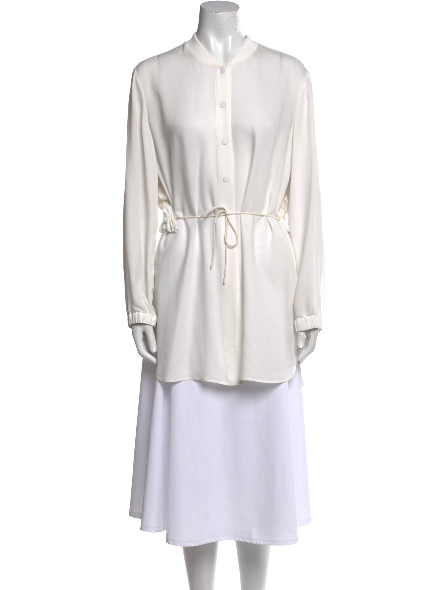 3.1 Phillip Lim Mock Neck Long Sleeve Tunic