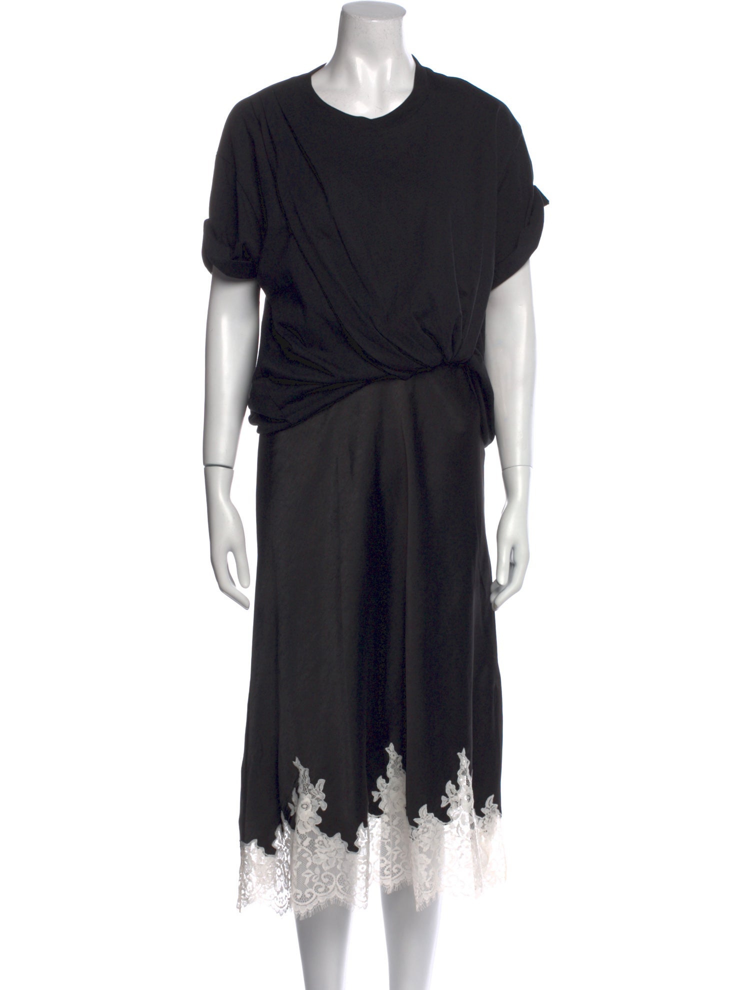 3.1 Phillip Lim Crew Neck Midi Length Dress