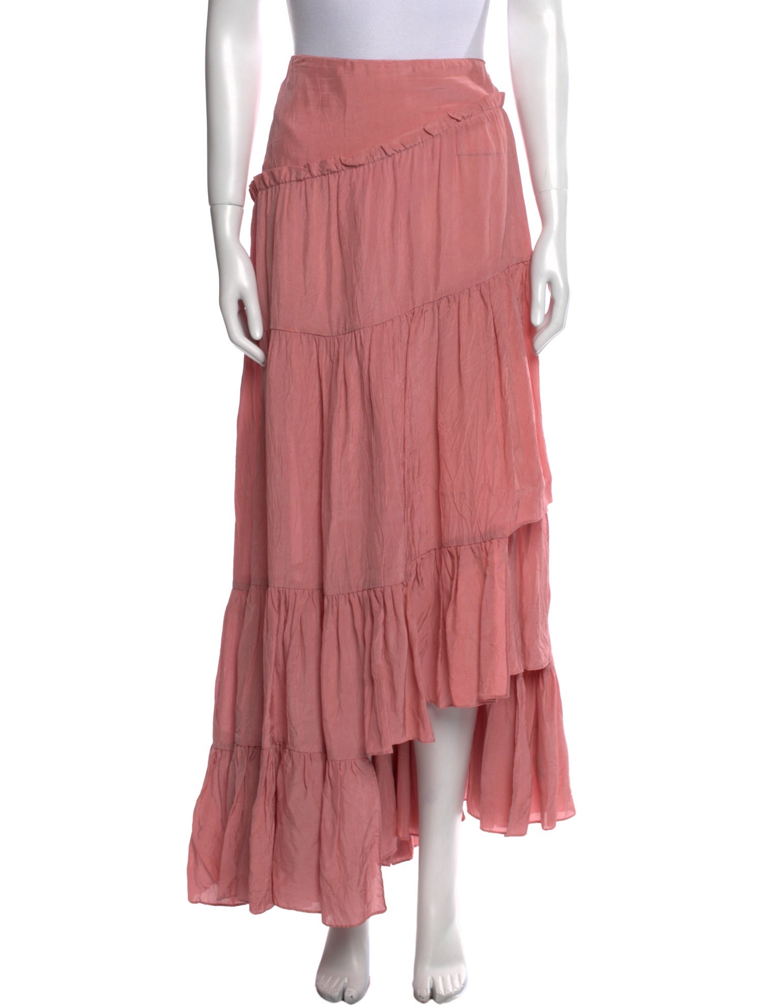 3.1 Phillip Lim Ruffle Embellishment Long Skirt