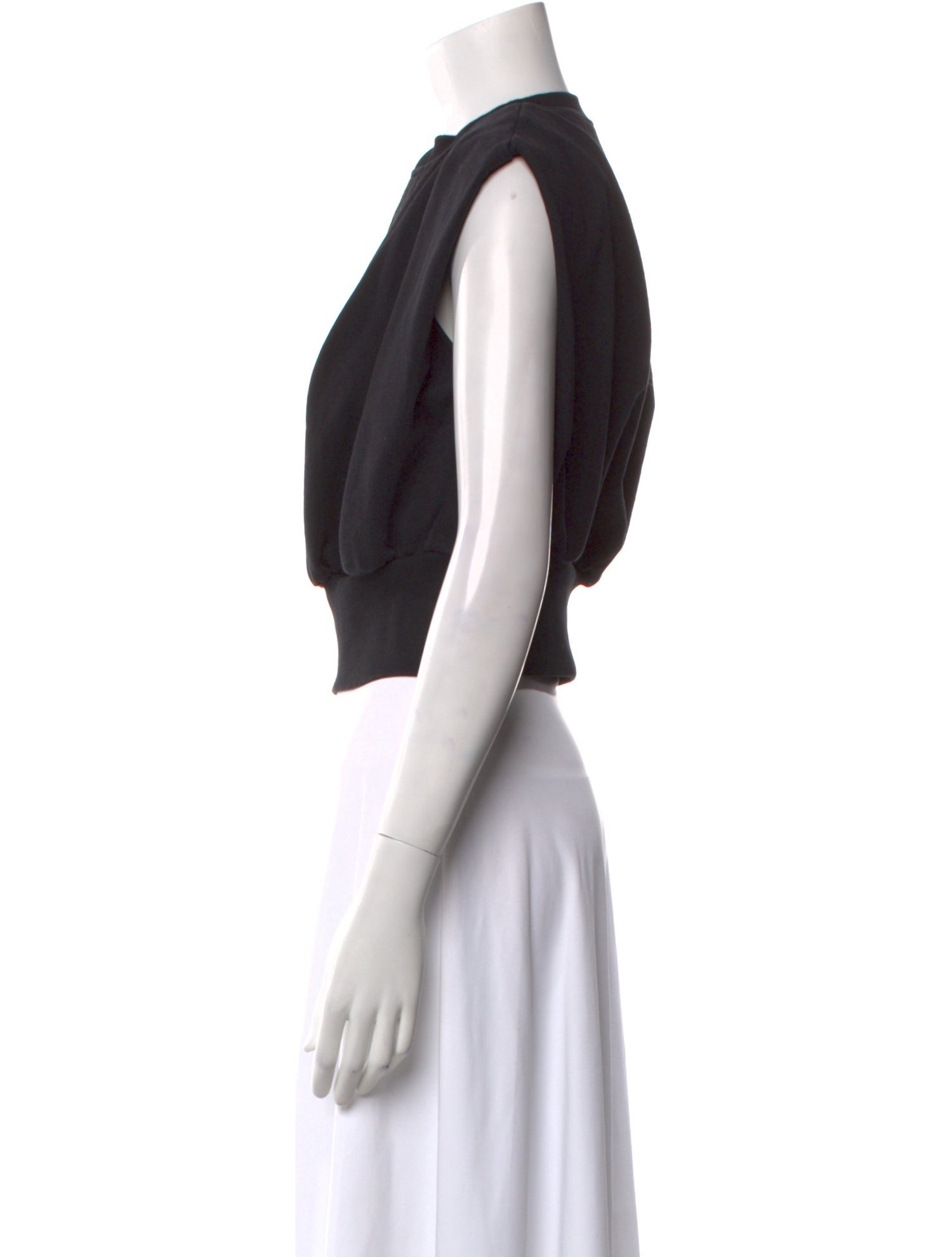 3.1 Phillip Lim V-Neck Sleeveless Crop Top