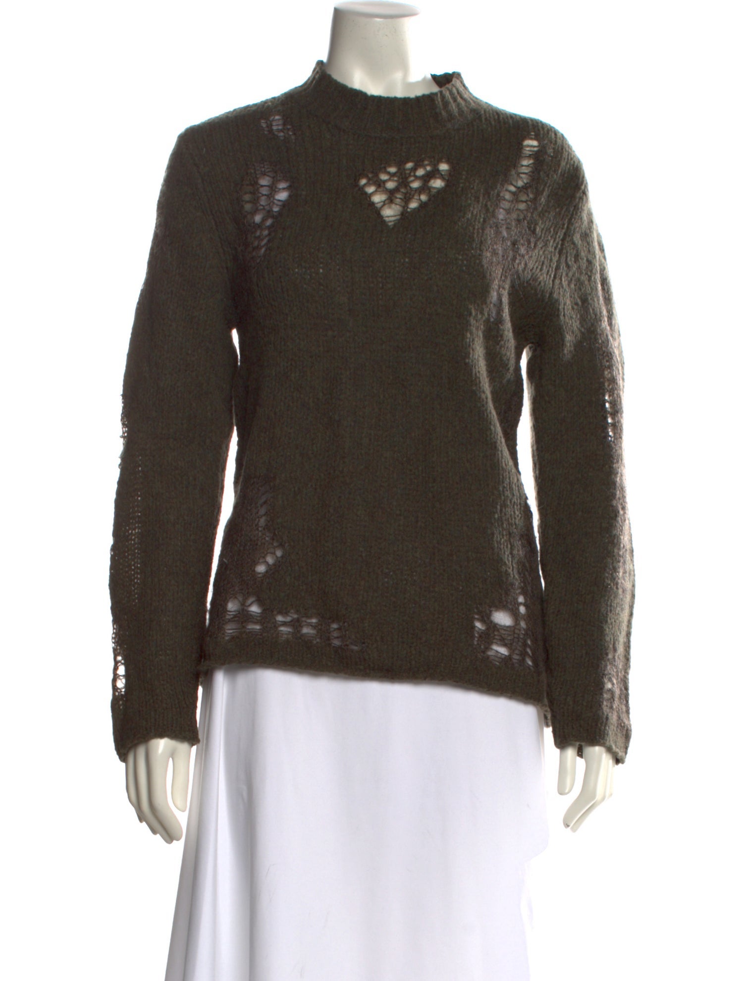 3.1 Phillip Lim Wool Mock Neck Sweater