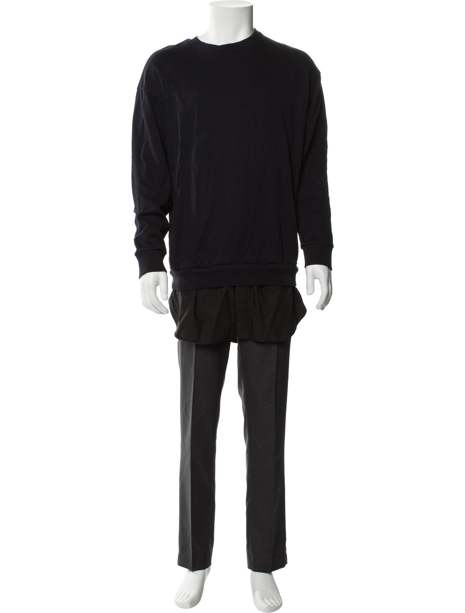 3.1 Phillip Lim Crew Neck Long Sleeve Sweatshirt