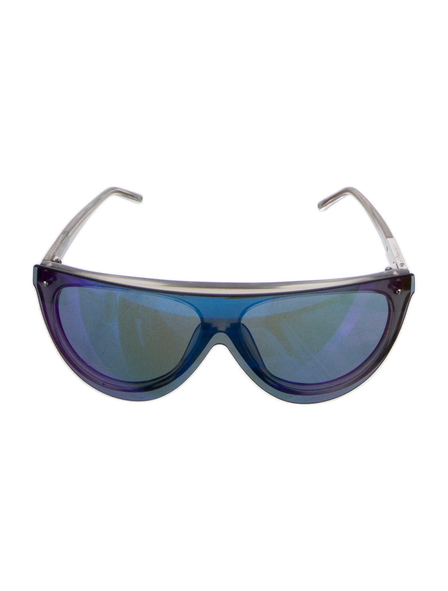 3.1 Phillip Lim x Linda Farrow Shield Mirrored Sunglasses