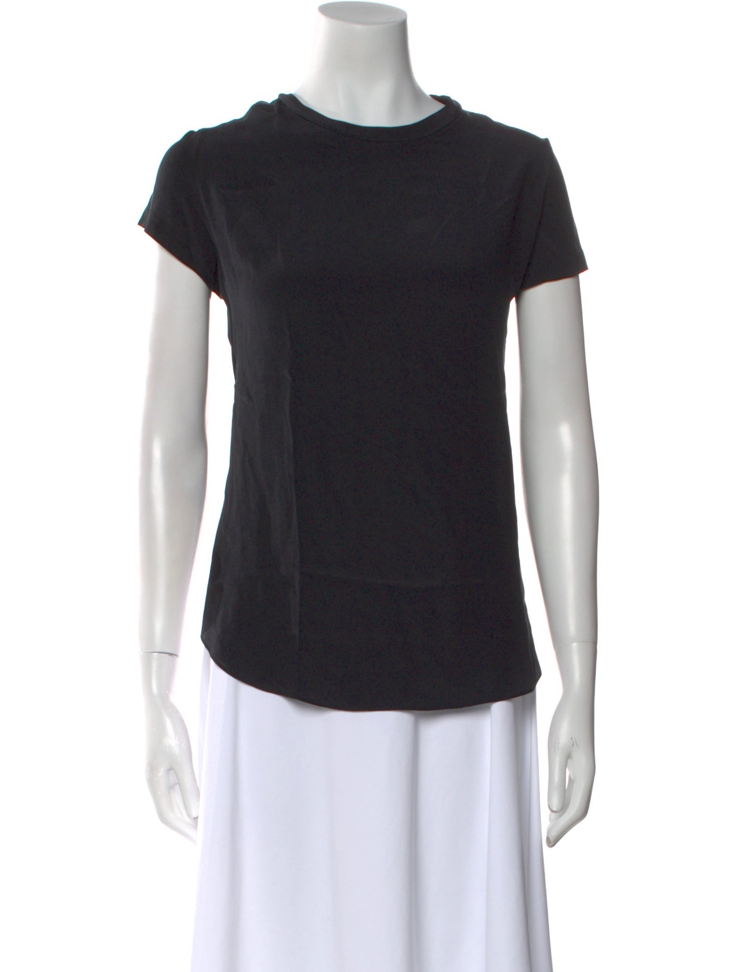 3.1 Phillip Lim Silk Crew Neck T-Shirt