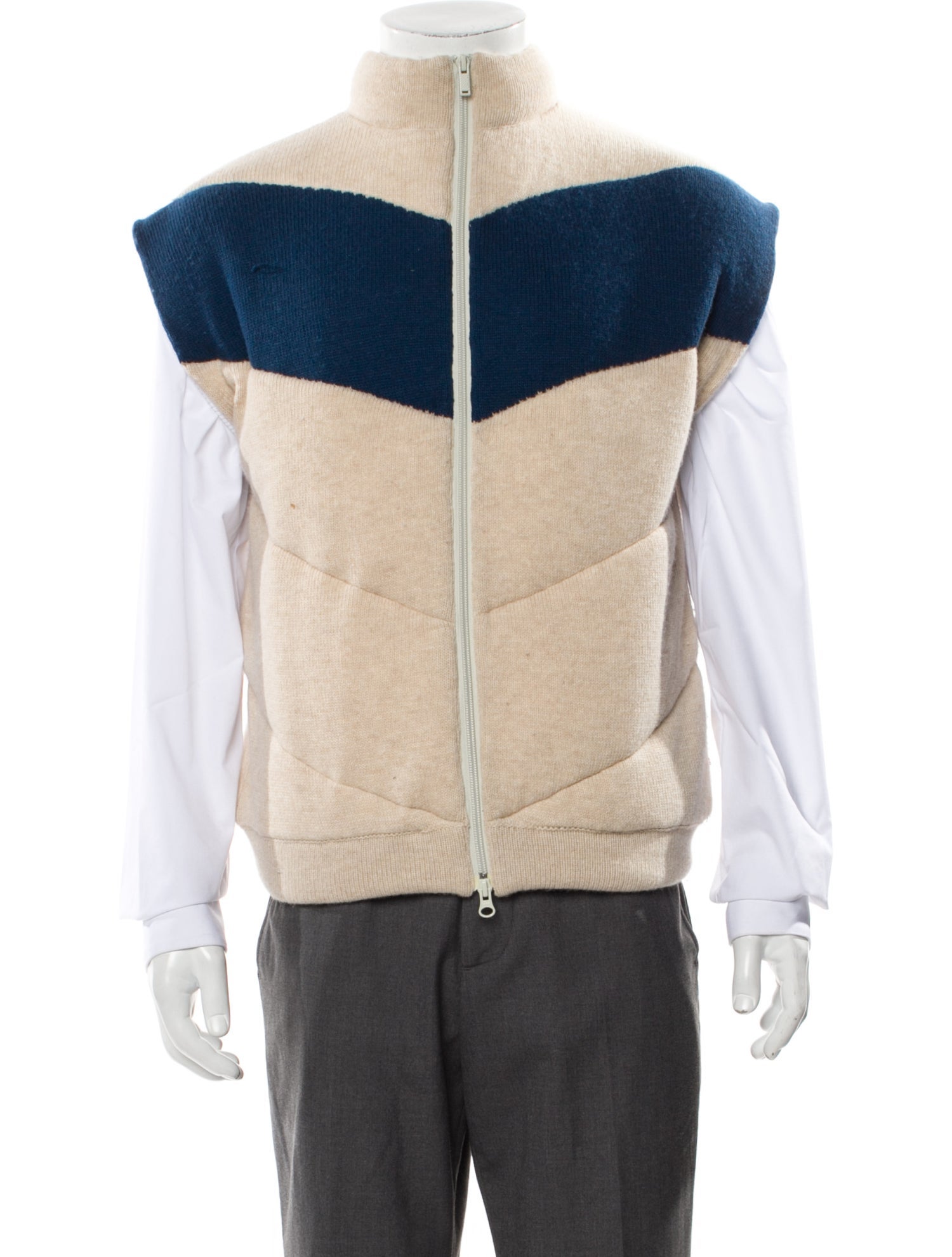 3.1 Phillip Lim Colorblock Pattern Vest