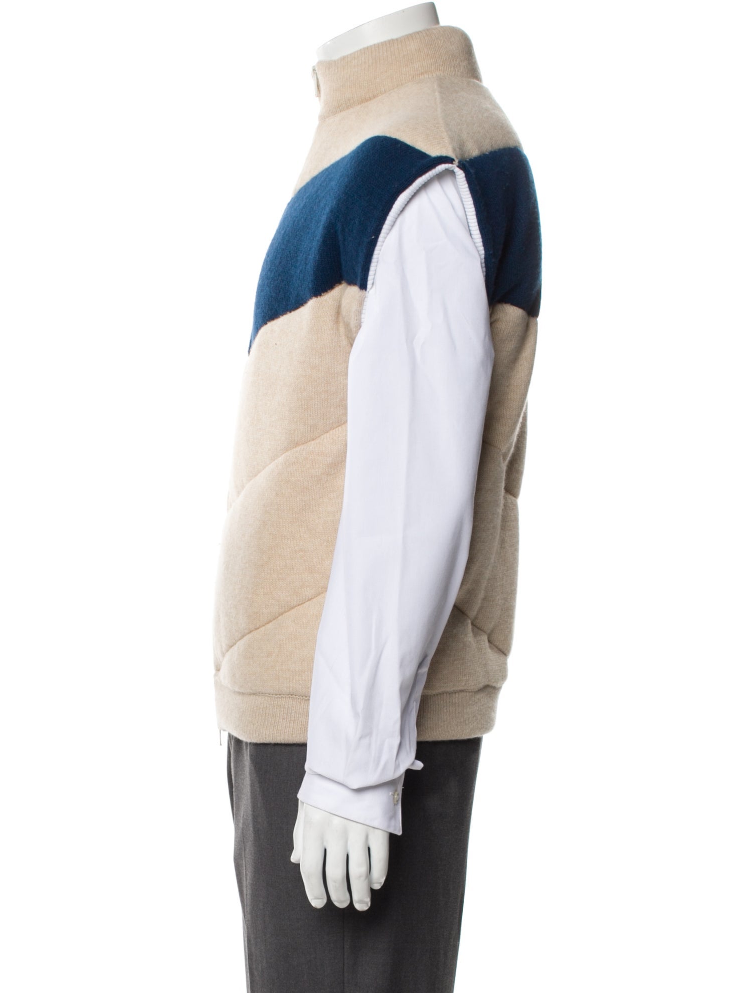 3.1 Phillip Lim Colorblock Pattern Vest