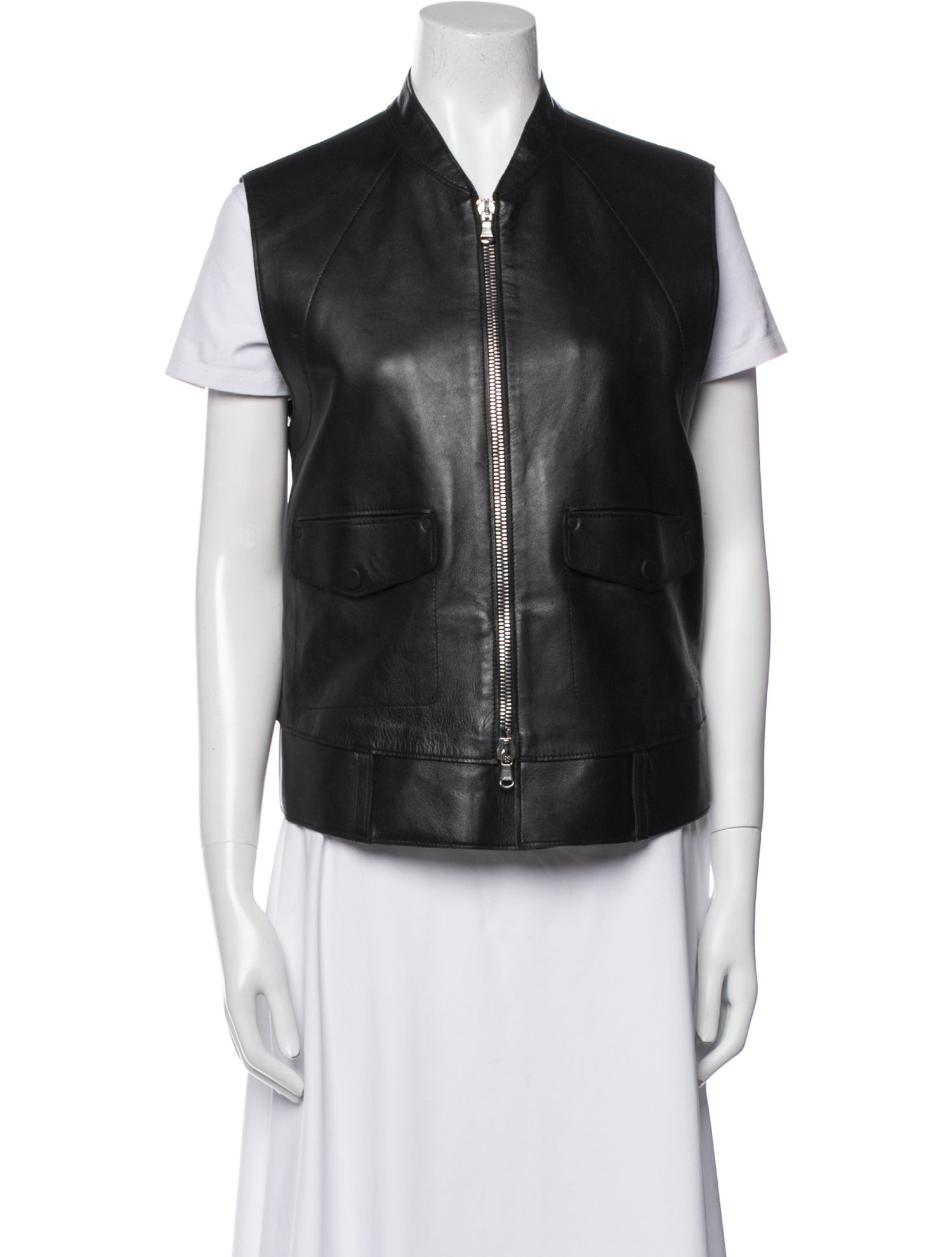 3.1 Phillip Lim Lamb Leather Vest