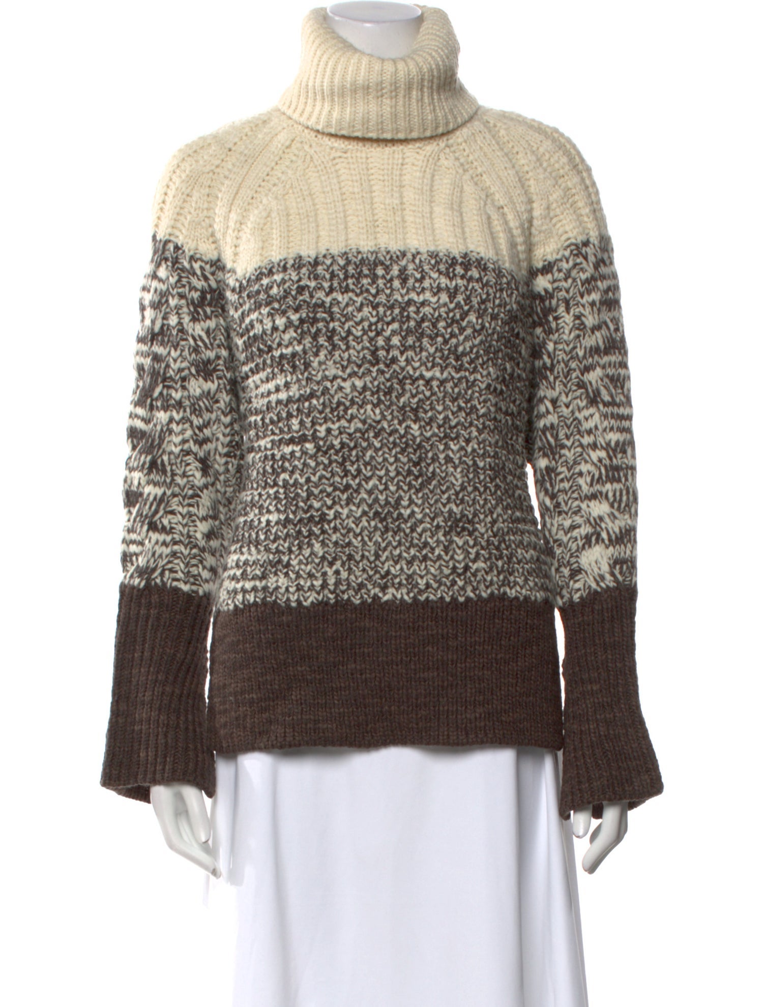 3.1 Phillip Lim Wool Colorblock Pattern Sweater w/ Tags