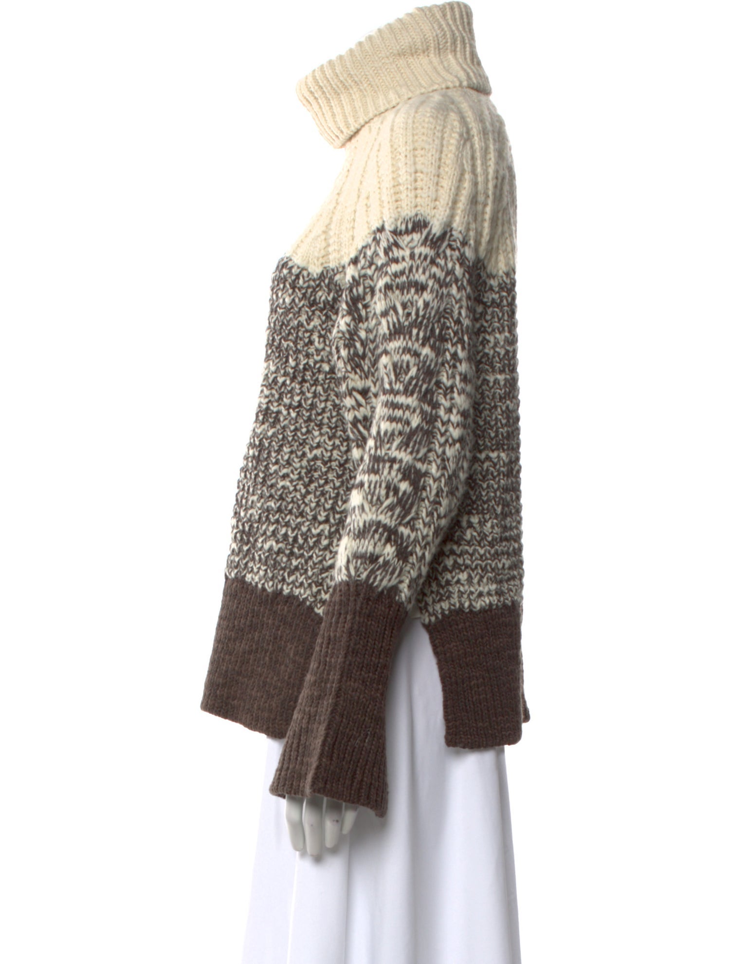 3.1 Phillip Lim Wool Colorblock Pattern Sweater w/ Tags