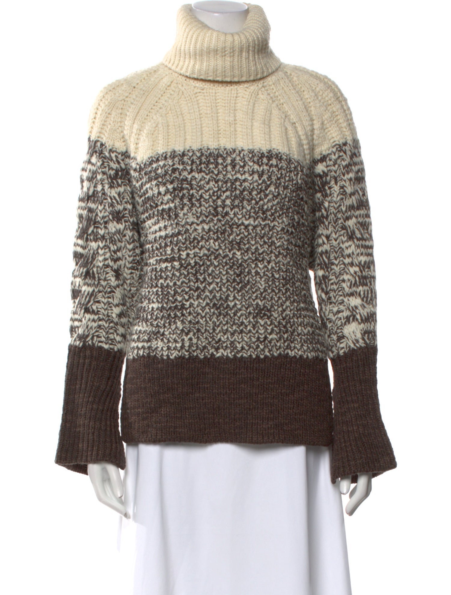 3.1 Phillip Lim Wool Colorblock Pattern Sweater w/ Tags