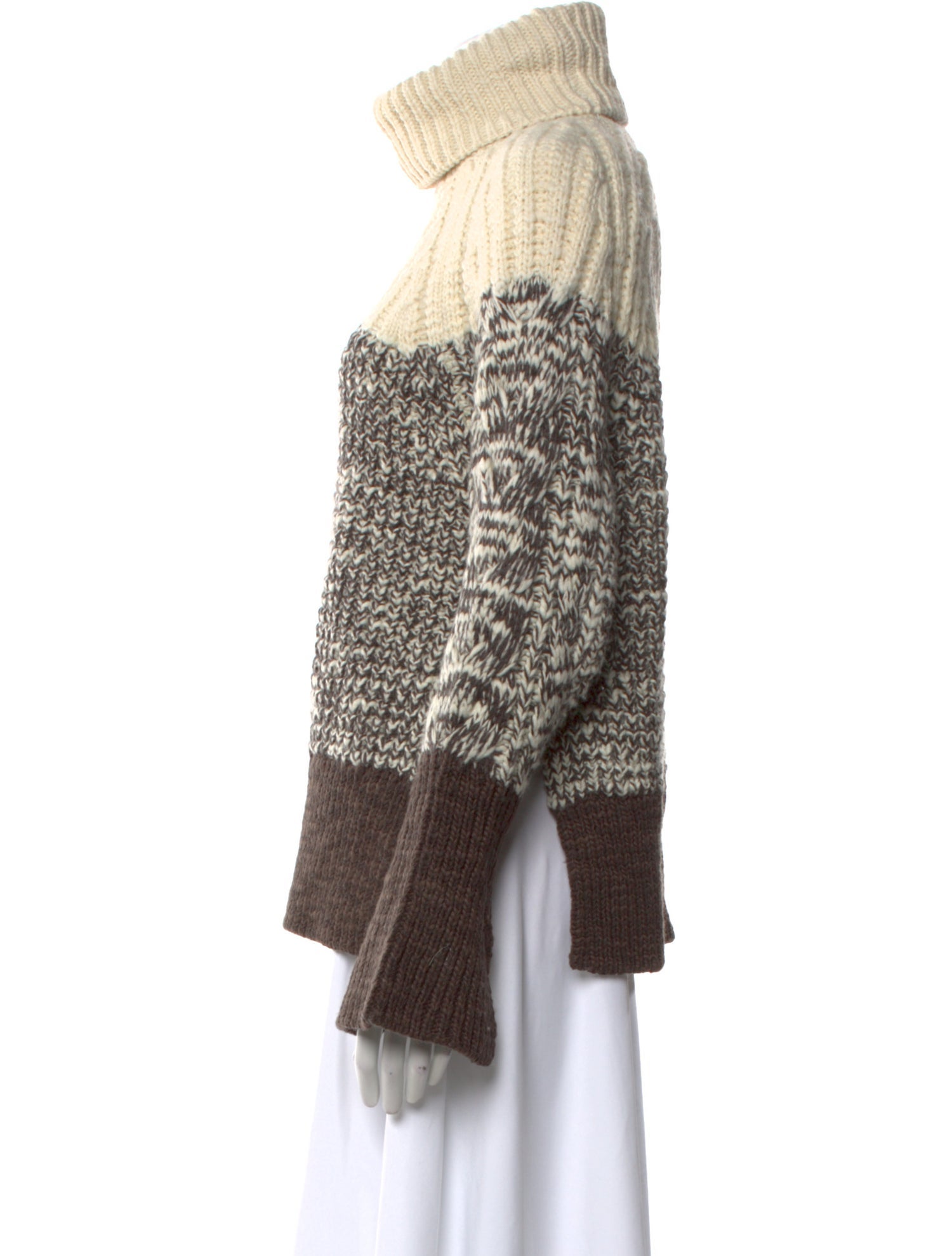 3.1 Phillip Lim Wool Colorblock Pattern Sweater w/ Tags