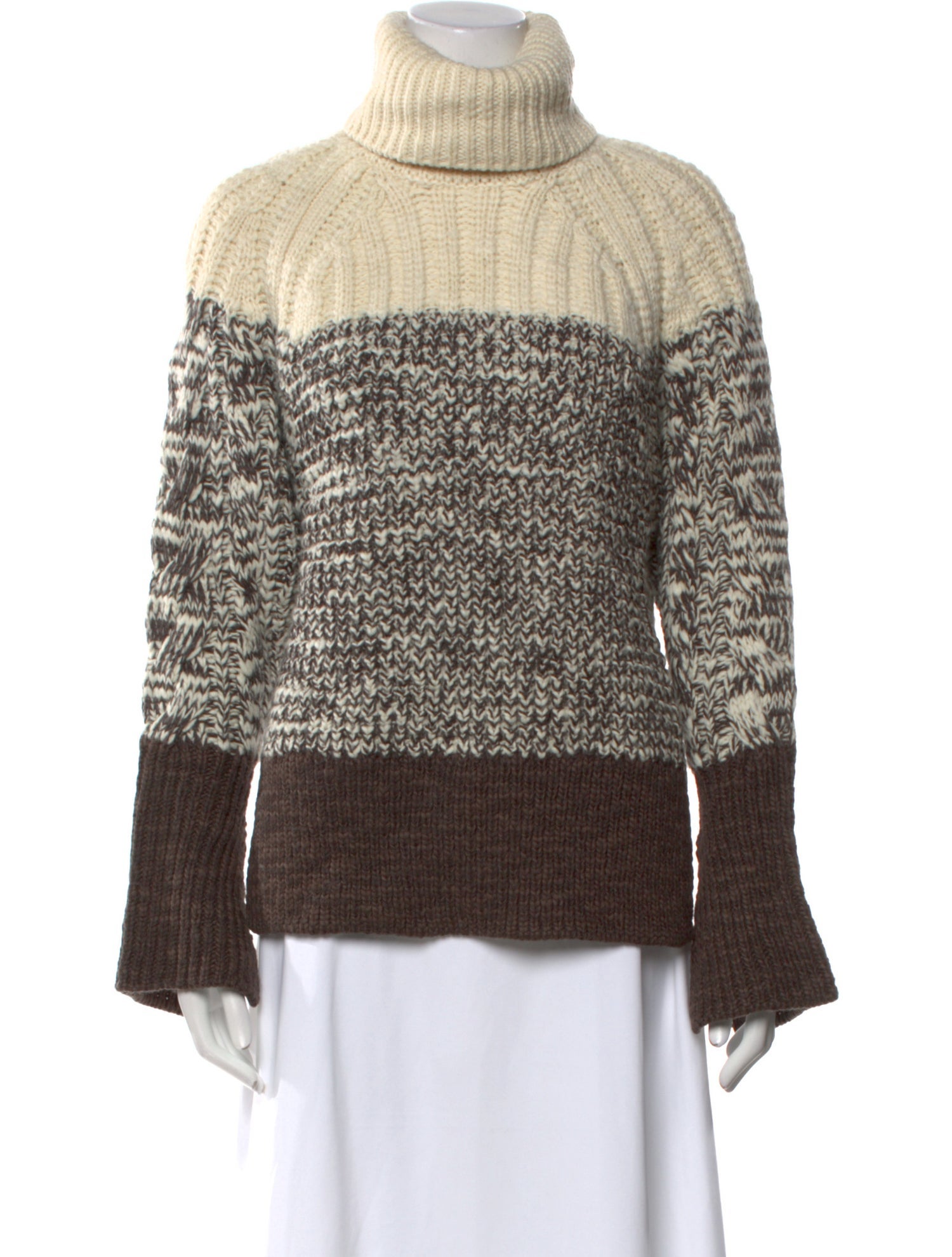 3.1 Phillip Lim Wool Colorblock Pattern Sweater w/ Tags