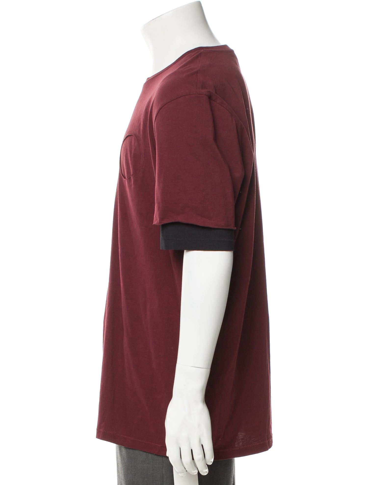 3.1 Phillip Lim Colorblock Pattern Crew Neck T-Shirt