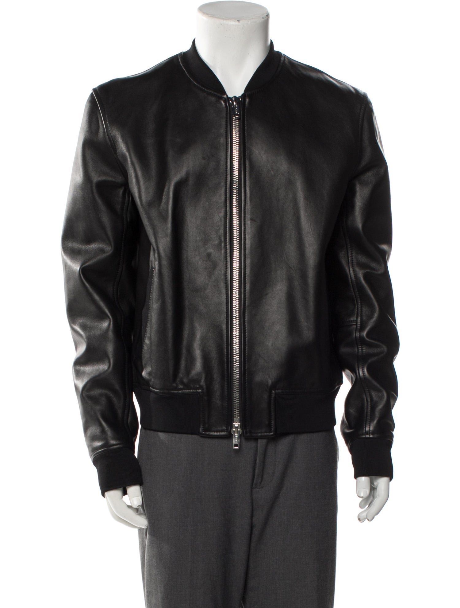 3.1 Phillip Lim Lamb Leather Bomber Jacket