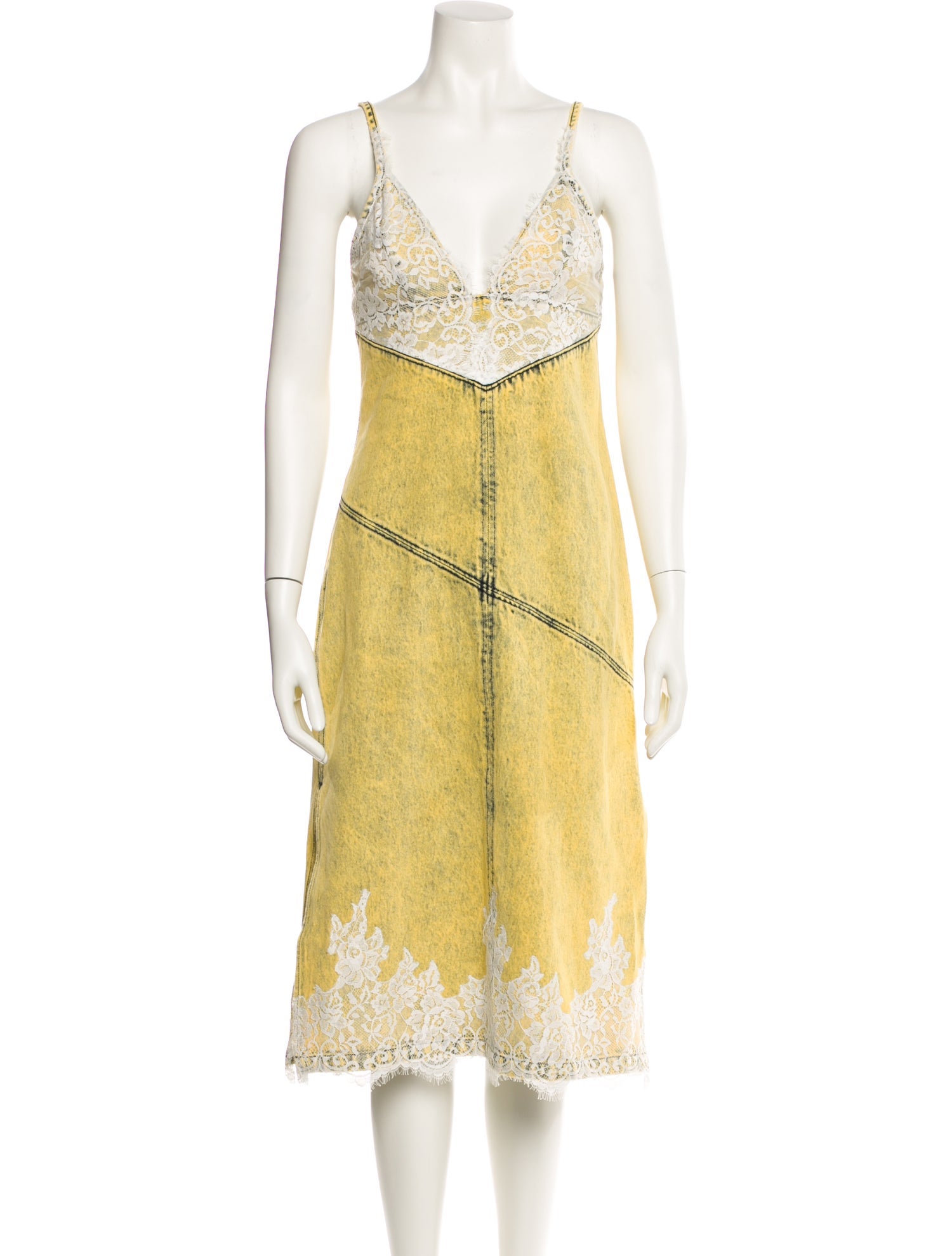 3.1 Phillip Lim V-Neck Midi Length Dress