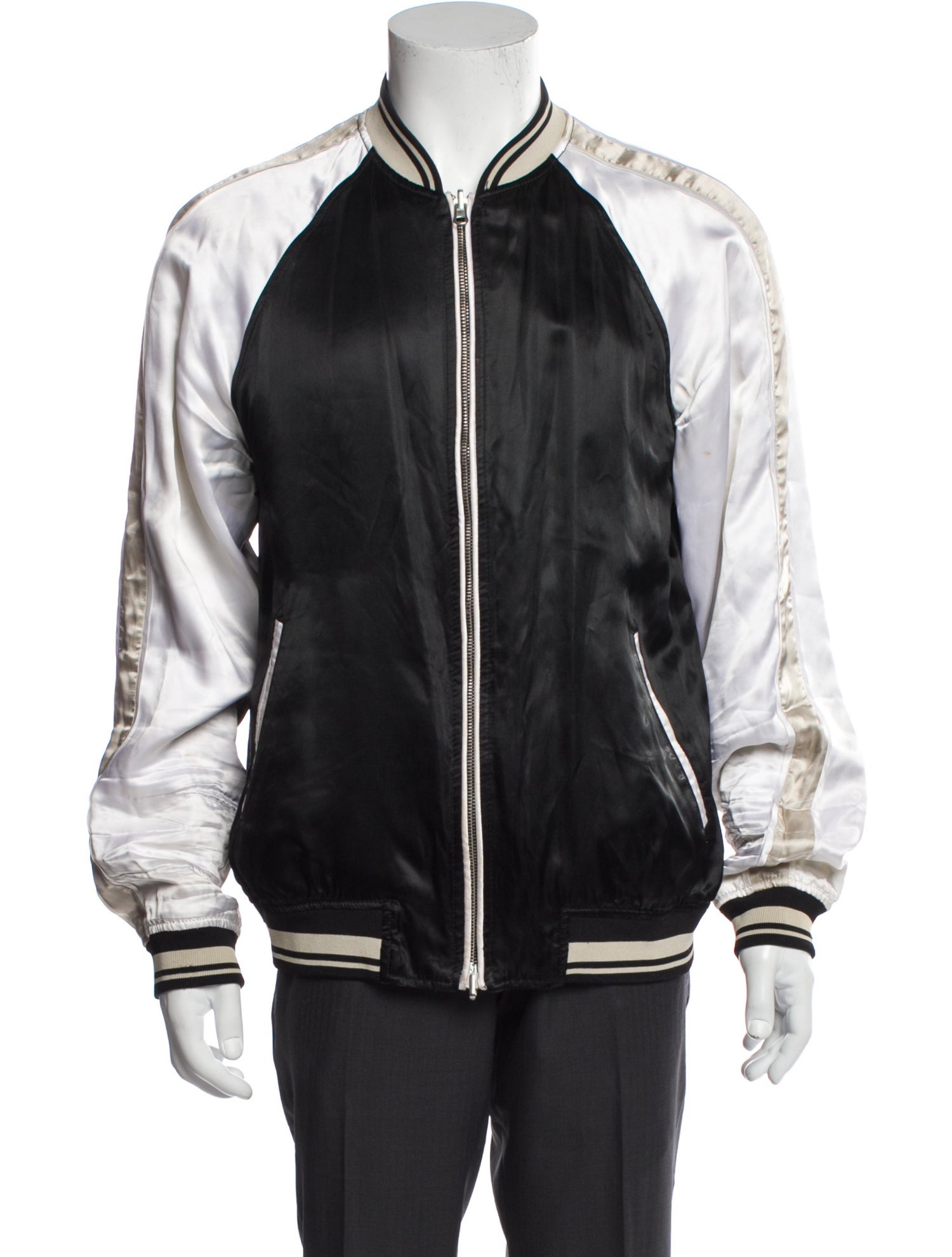 3.1 Phillip Lim Striped Bomber Jacket