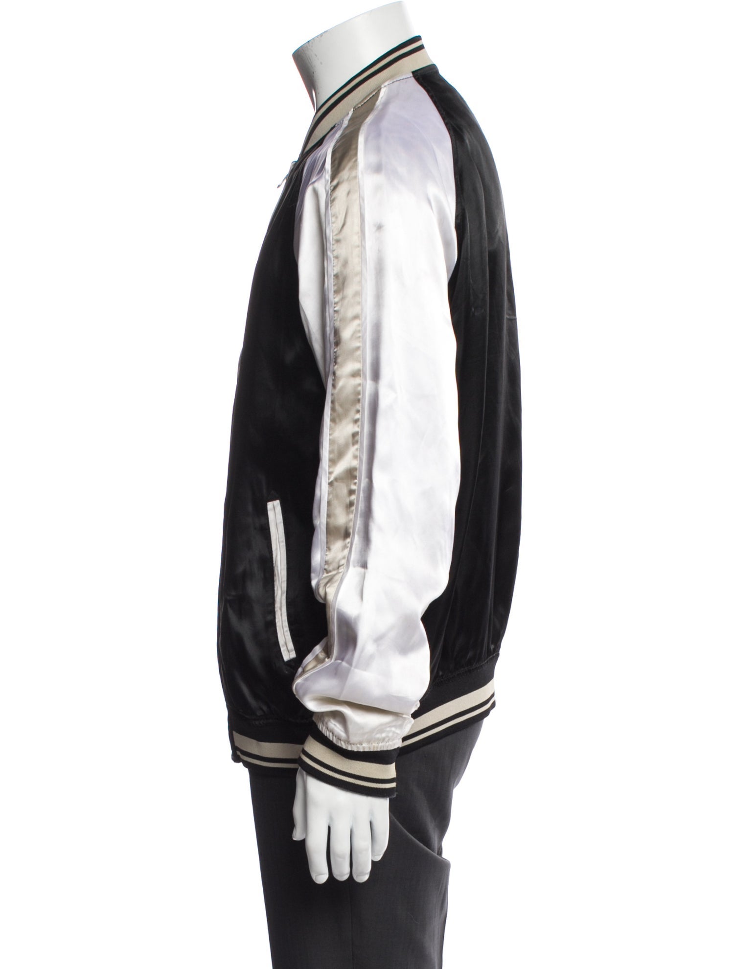 3.1 Phillip Lim Striped Bomber Jacket