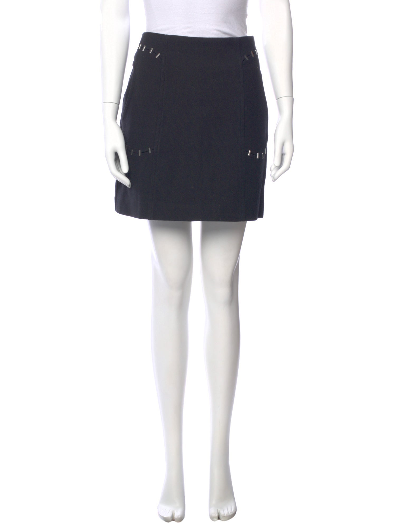 3.1 Phillip Lim Virgin Wool Mini Skirt