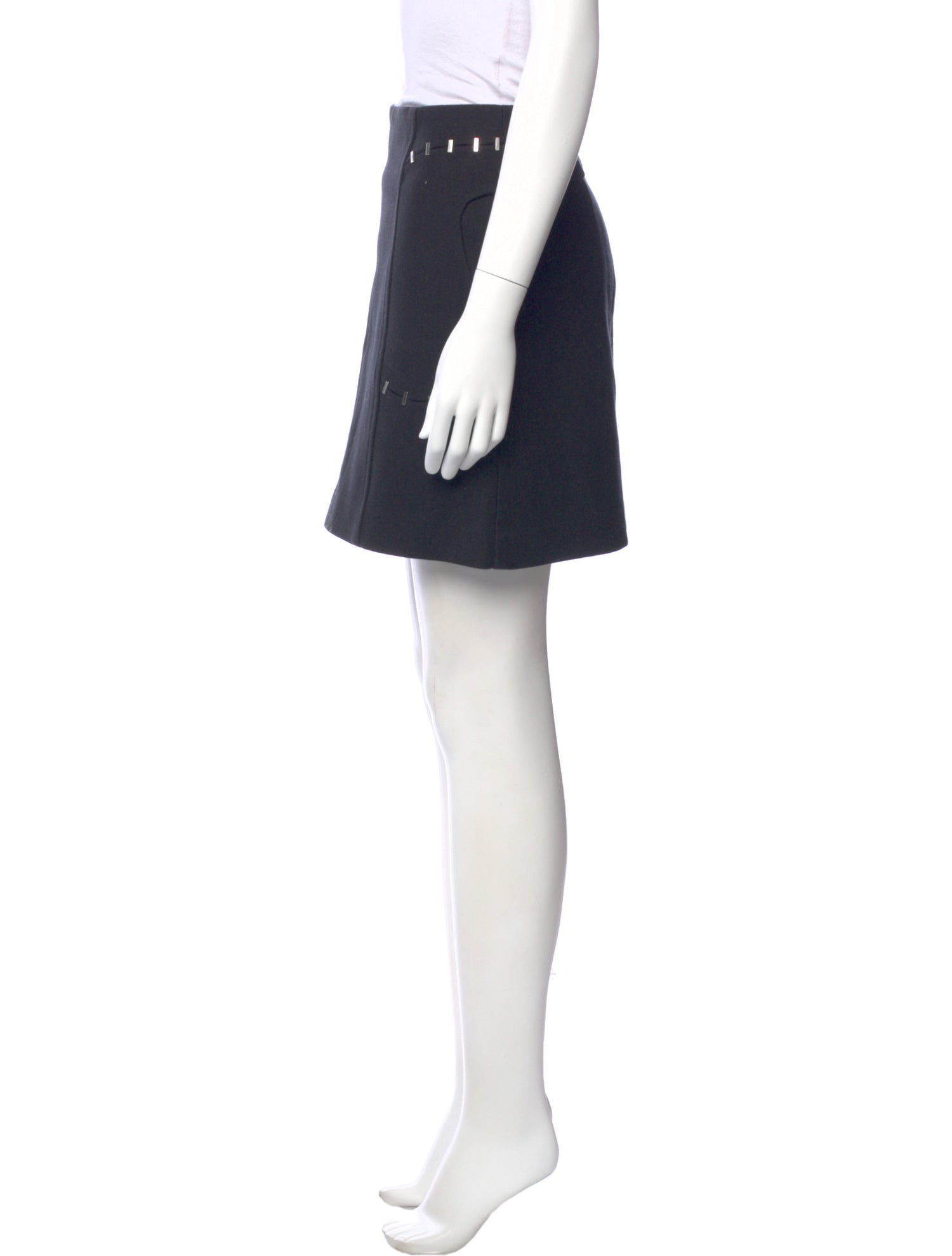 3.1 Phillip Lim Virgin Wool Mini Skirt