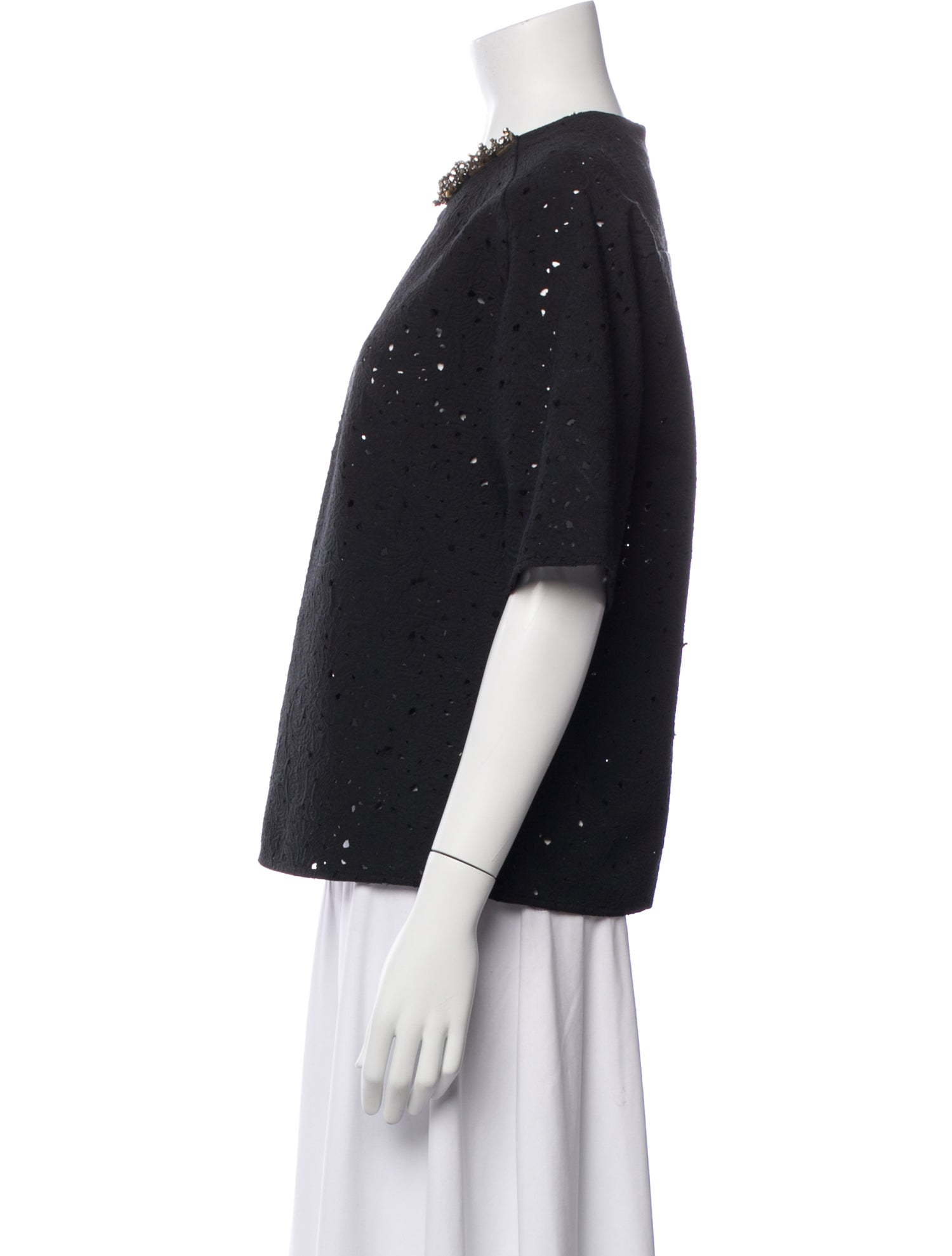 3.1 Phillip Lim Printed Crew Neck Top