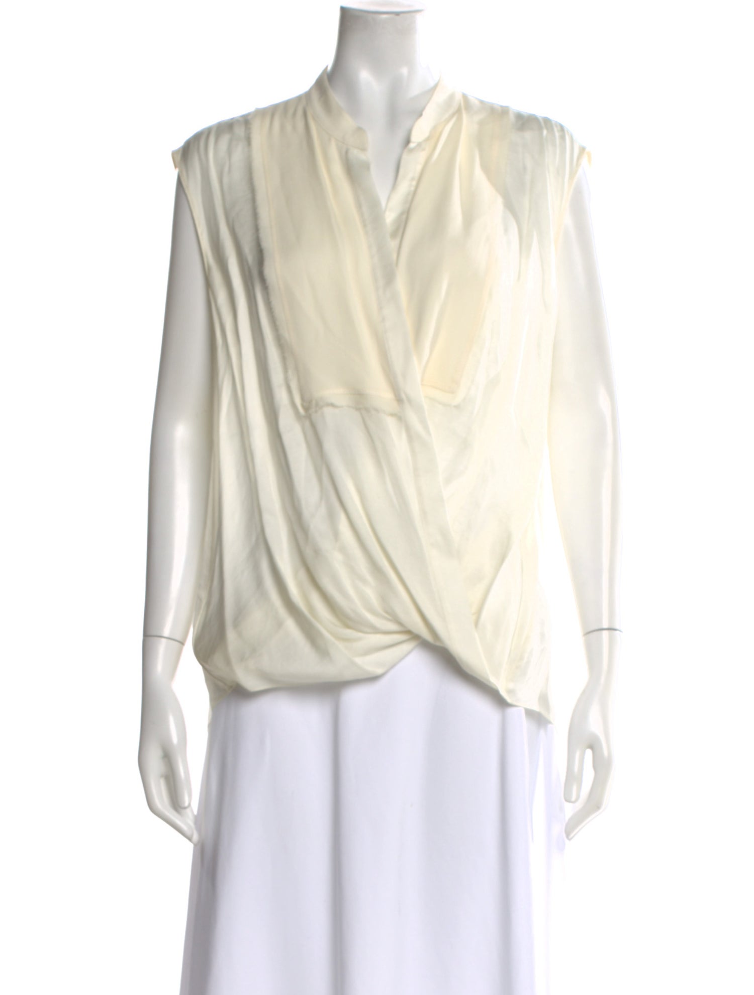 3.1 Phillip Lim V-Neck Sleeveless Blouse