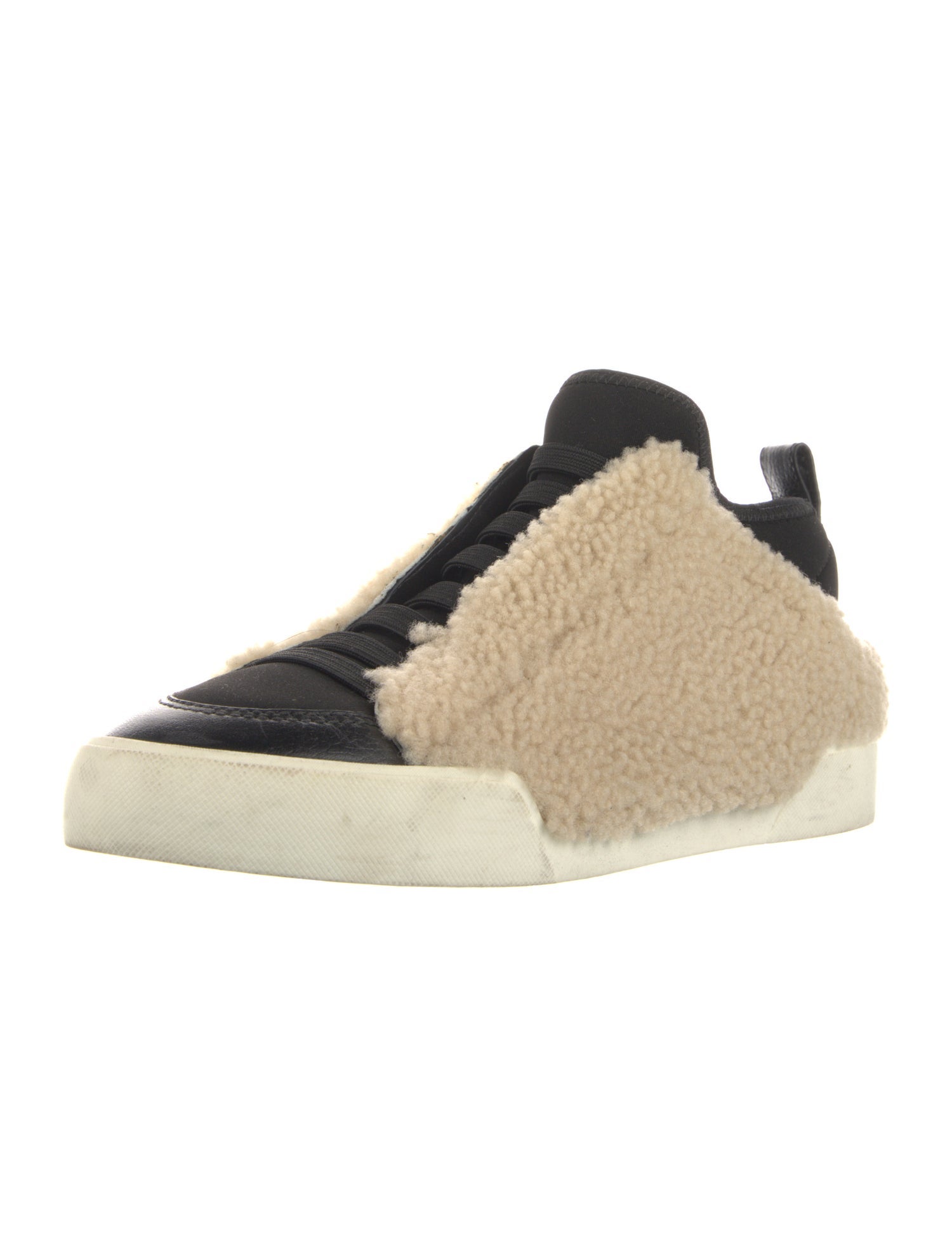 3.1 Phillip Lim Shearling Patterned Sneakers
