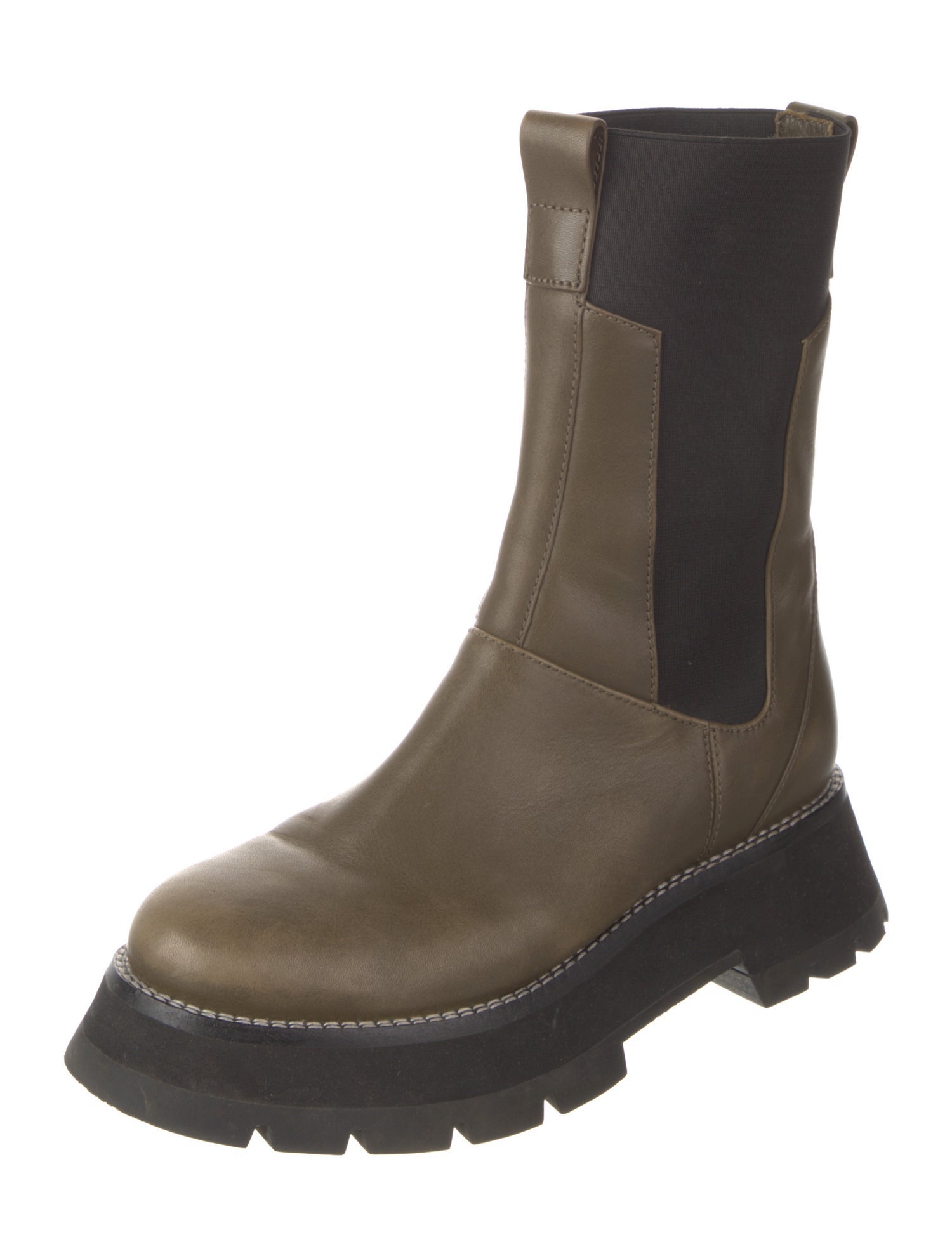 3.1 Phillip Lim Leather Chelsea Boots