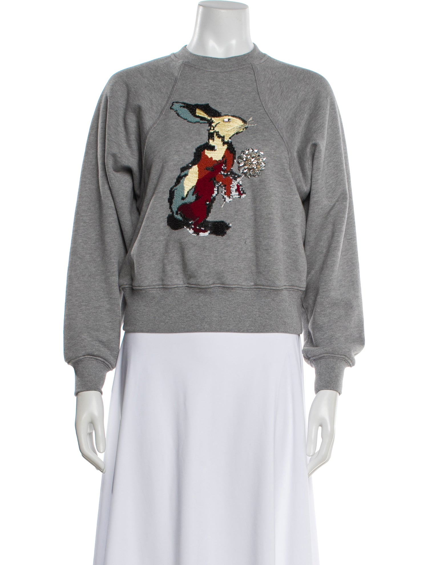 3.1 Phillip Lim Graphic Print Crew Neck Sweatshirt