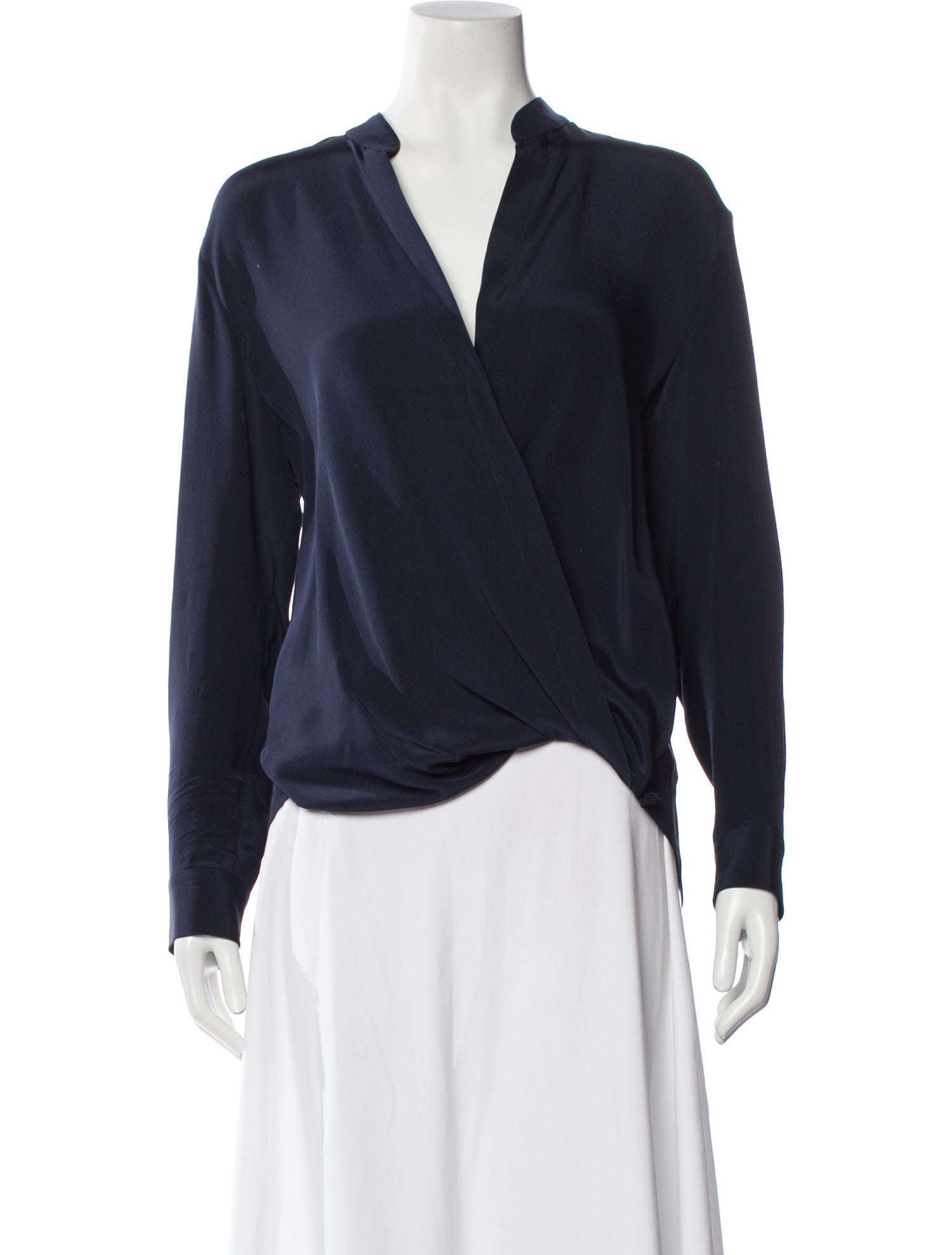 3.1 Phillip Lim Silk V-Neck Blouse